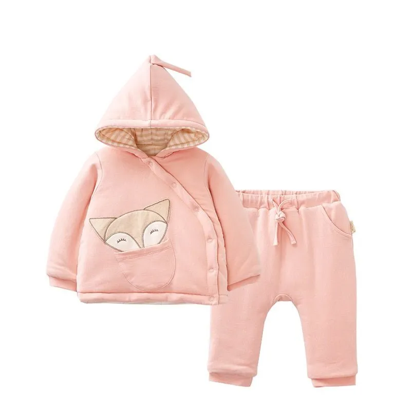 2-Piece Organic Snowsuit | Baby Girl Winter Outfits