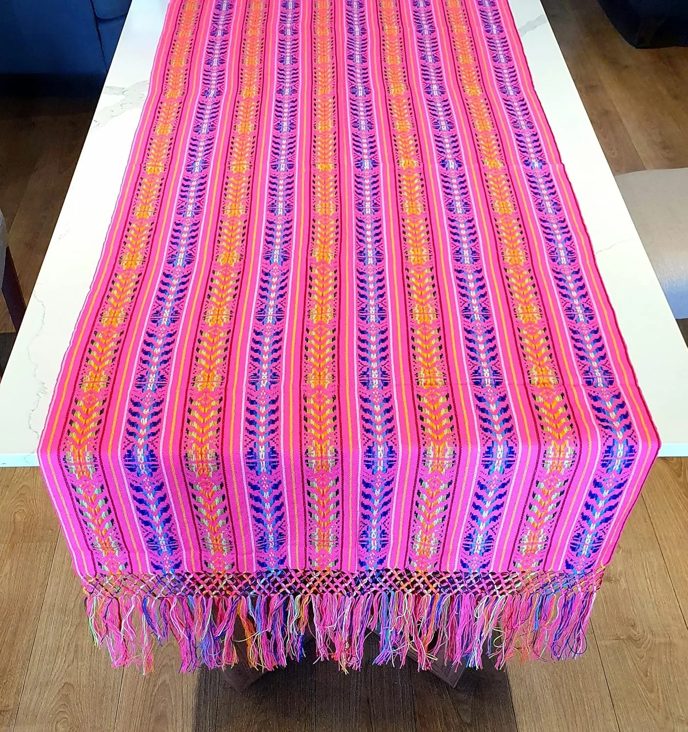 ALKIMIA INC Mexican Handmade Colorful Rebozo Shawl