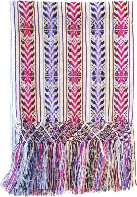 ALKIMIA INC Mexican Handmade Colorful Rebozo Shawl