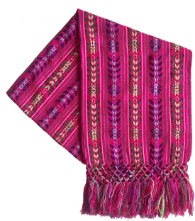 ALKIMIA INC Mexican Handmade Colorful Rebozo Shawl
