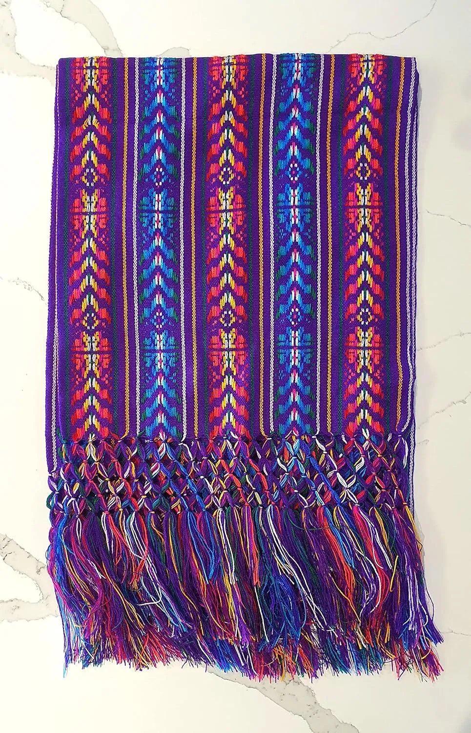ALKIMIA INC Mexican Handmade Colorful Rebozo Shawl