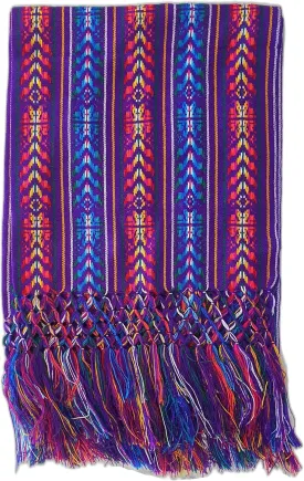 ALKIMIA INC Mexican Handmade Colorful Rebozo Shawl