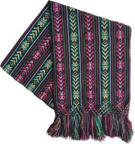 ALKIMIA INC Mexican Handmade Colorful Rebozo Shawl