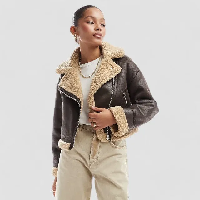 Amber Shearling Jacket