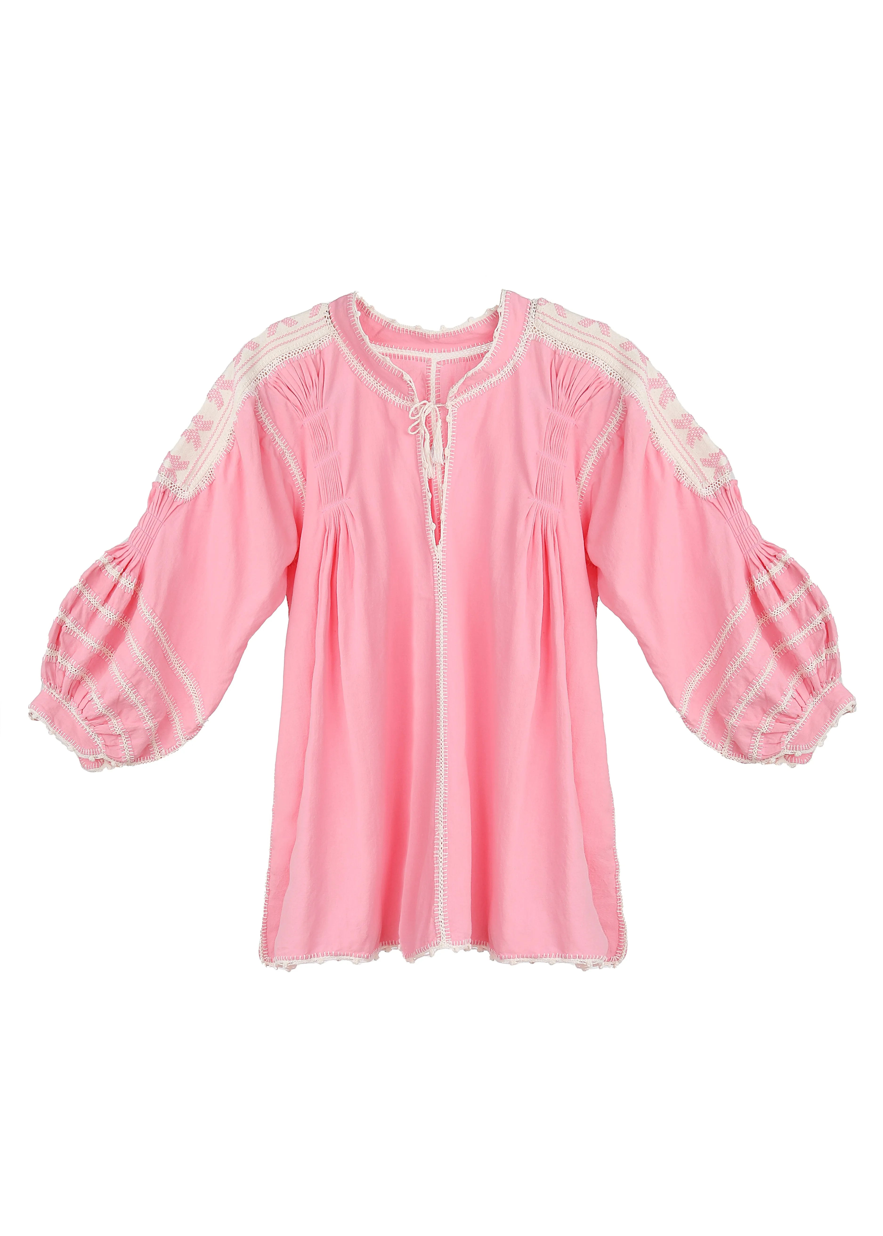 Amorcita Mexican Top - Pink