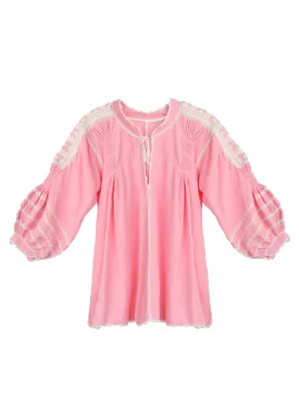 Amorcita Mexican Top - Pink