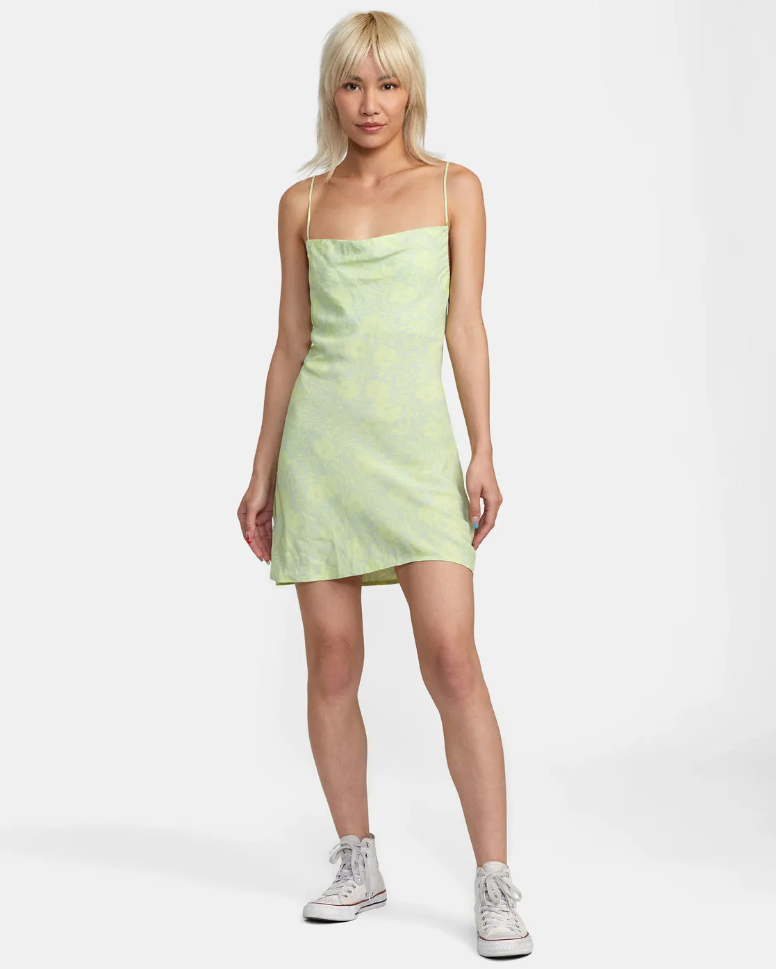 Blank Space Mini Sun Dress - Mineral Green
