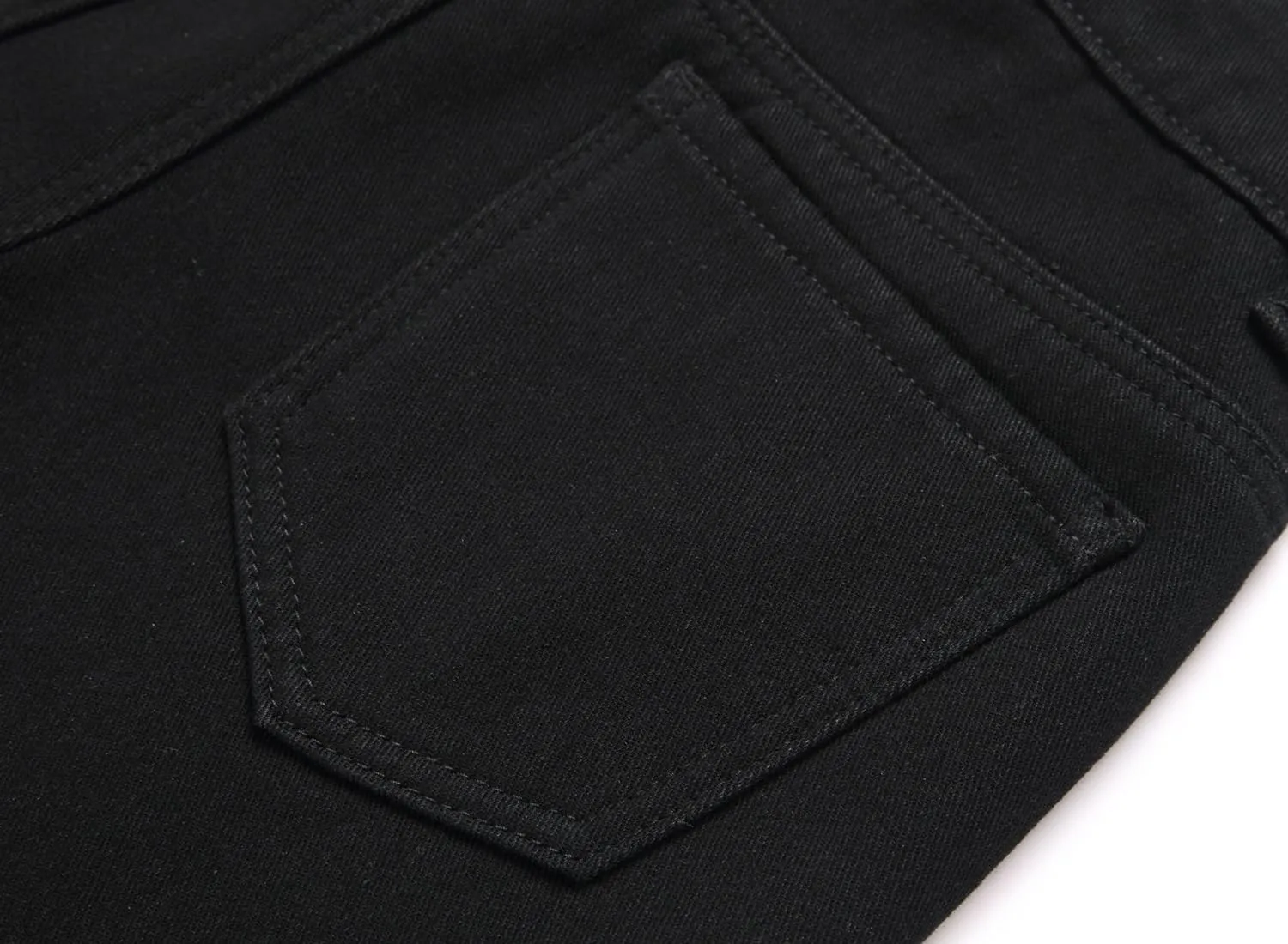Boy's Fleece Lined Jeans Winter Skinny Fit Thicken Thermal Warm Comfy Denim Pants
