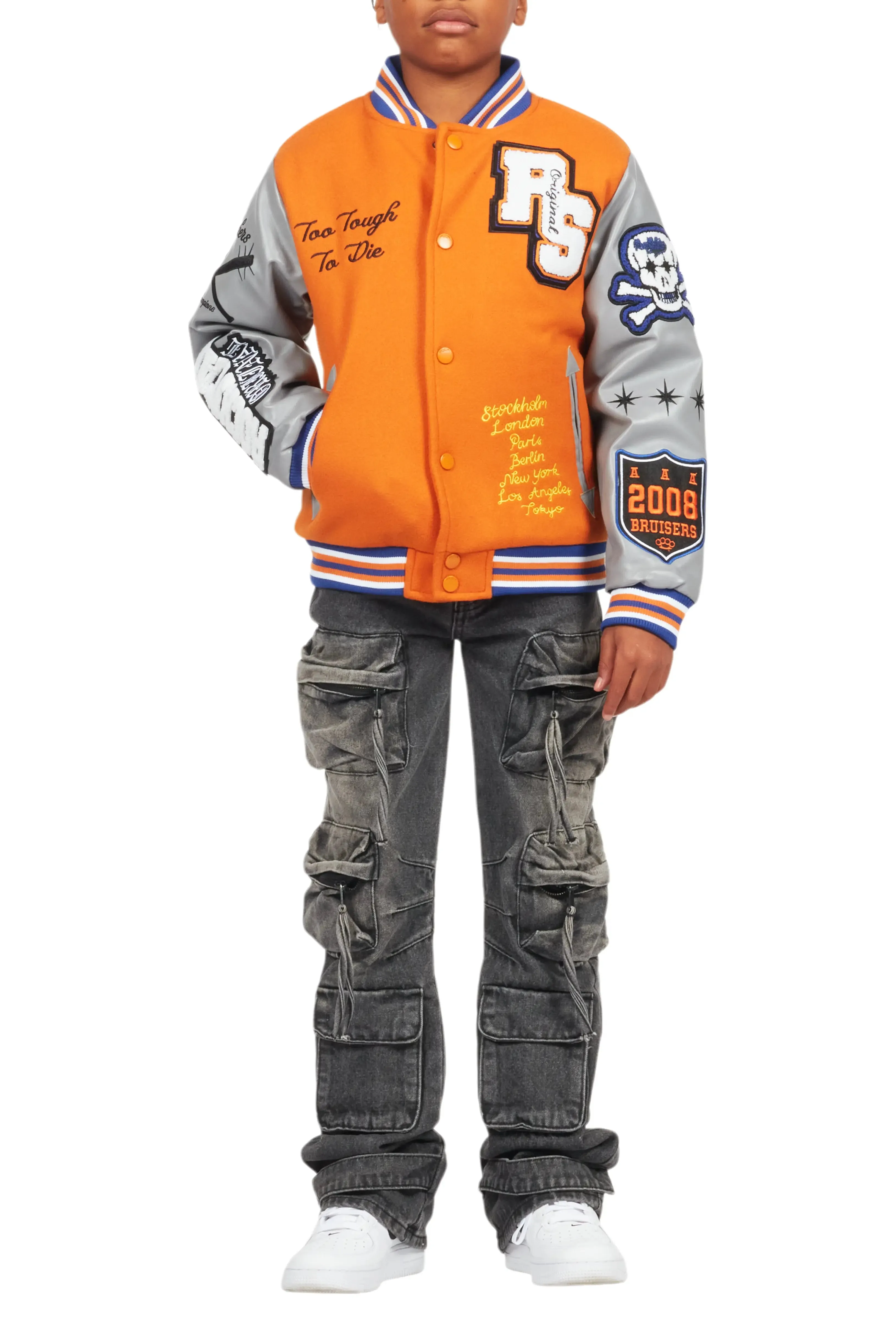Boys Lenz Black Baggy Fit Jean