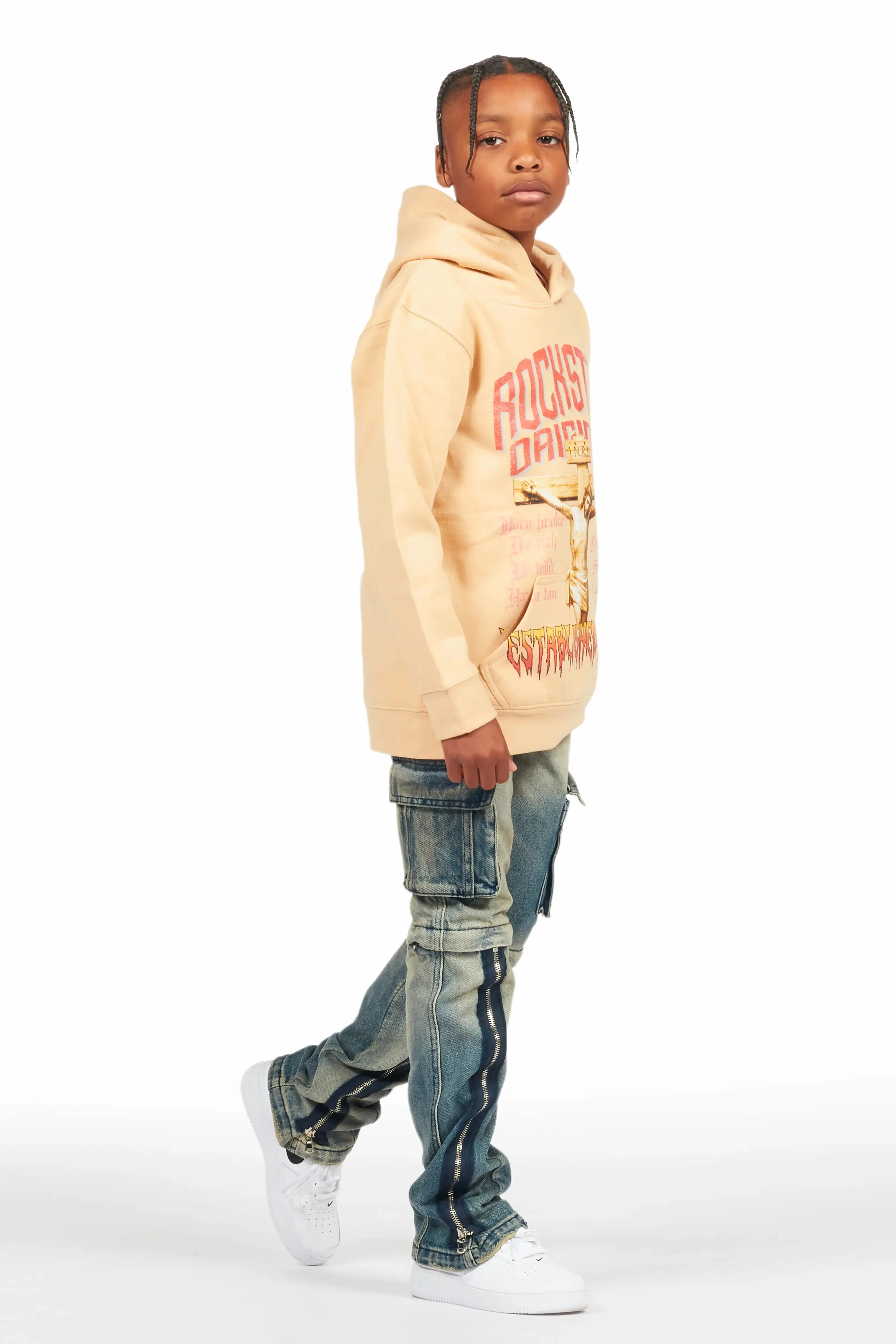 Boys Rupert Blue Baggy Fit Jean