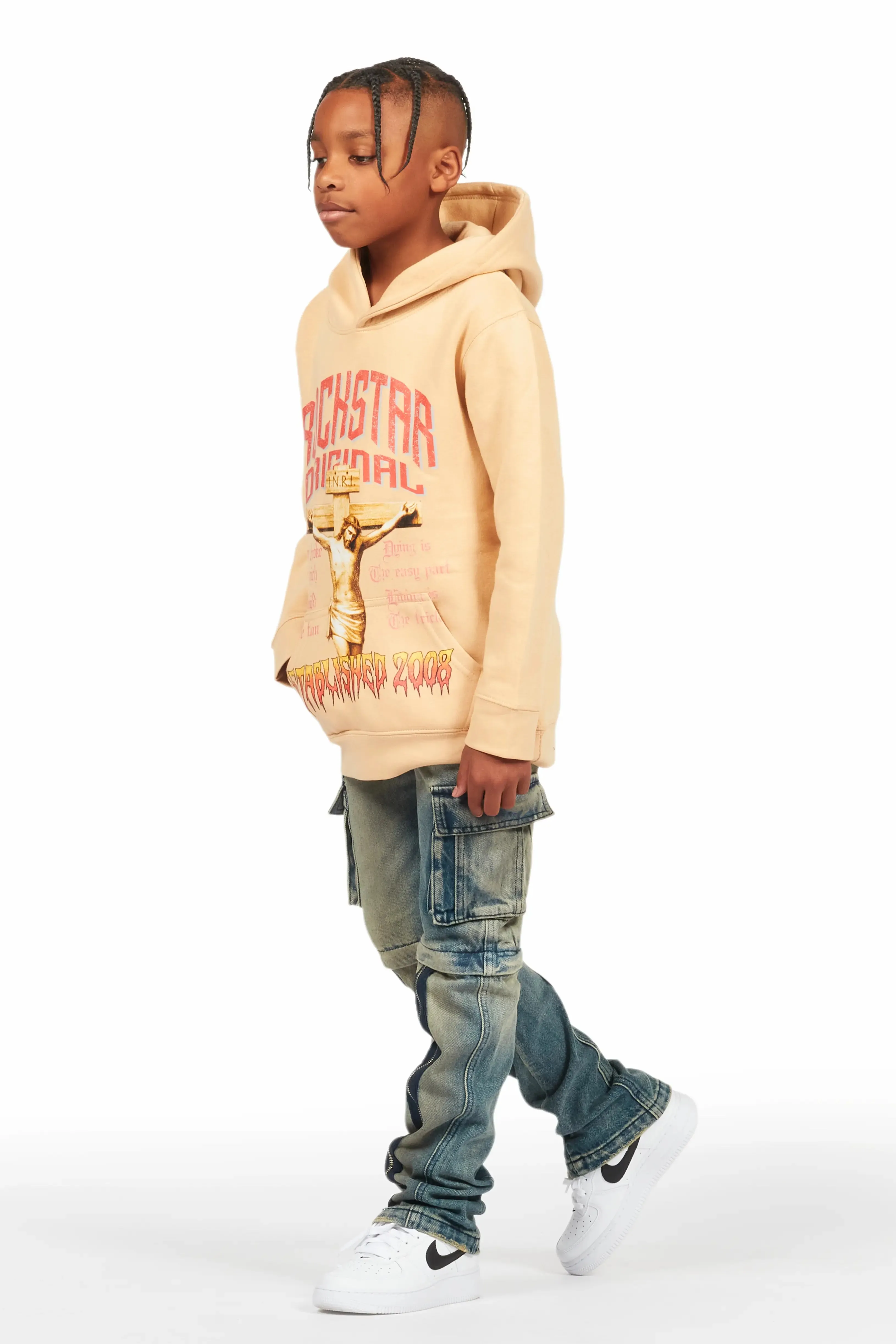 Boys Rupert Blue Baggy Fit Jean