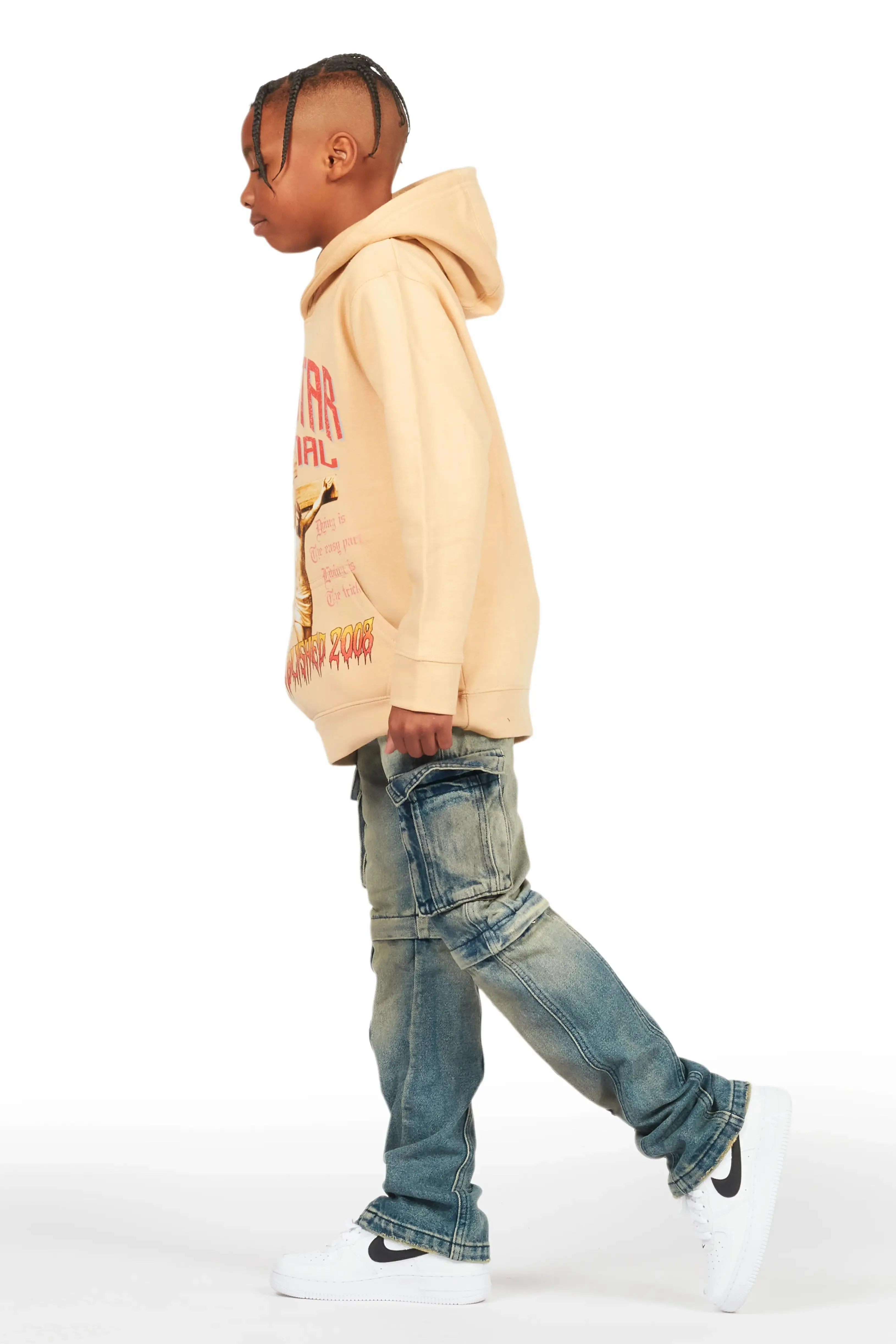 Boys Rupert Blue Baggy Fit Jean