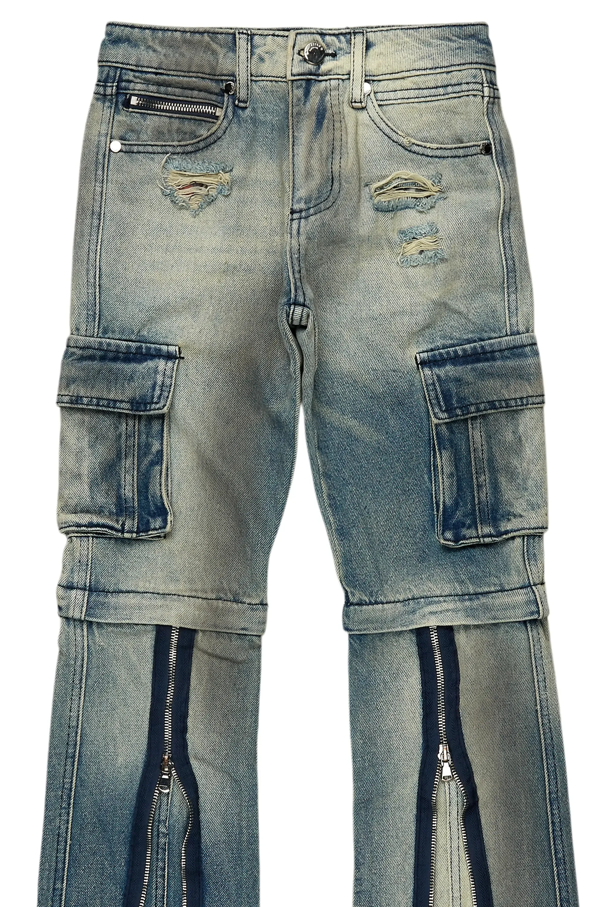 Boys Rupert Blue Baggy Fit Jean