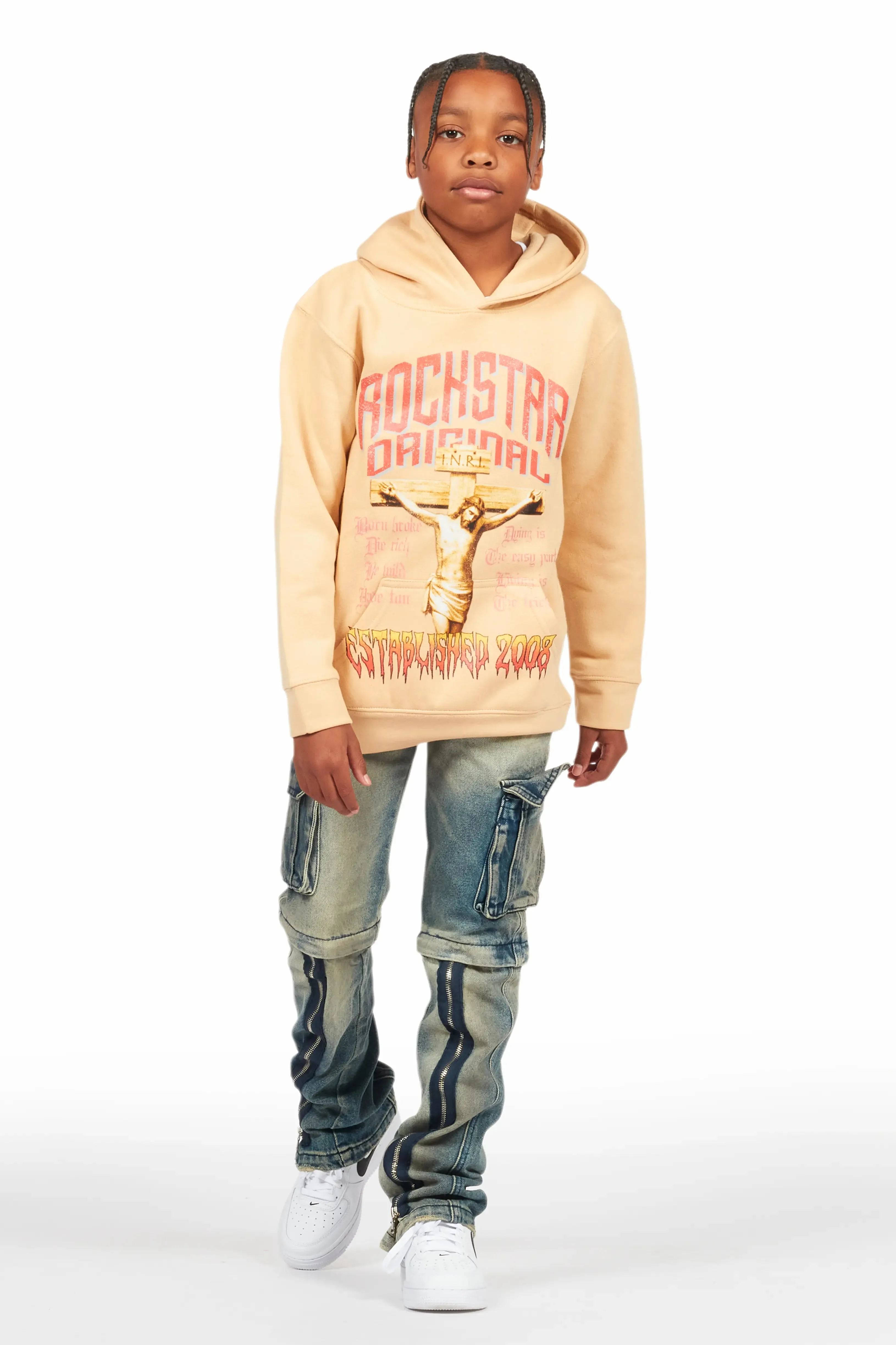 Boys Rupert Blue Baggy Fit Jean