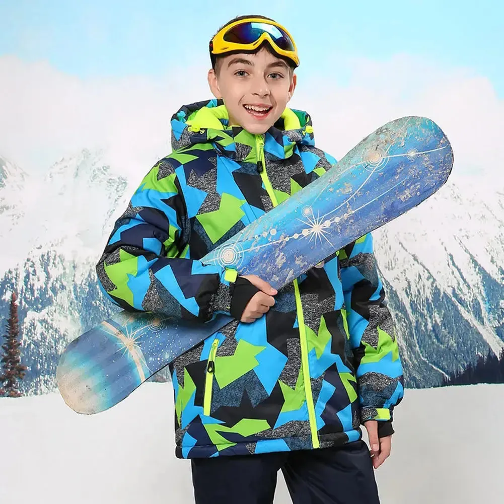 Boys Waterproof Windproof Snowboard Ski Jacket