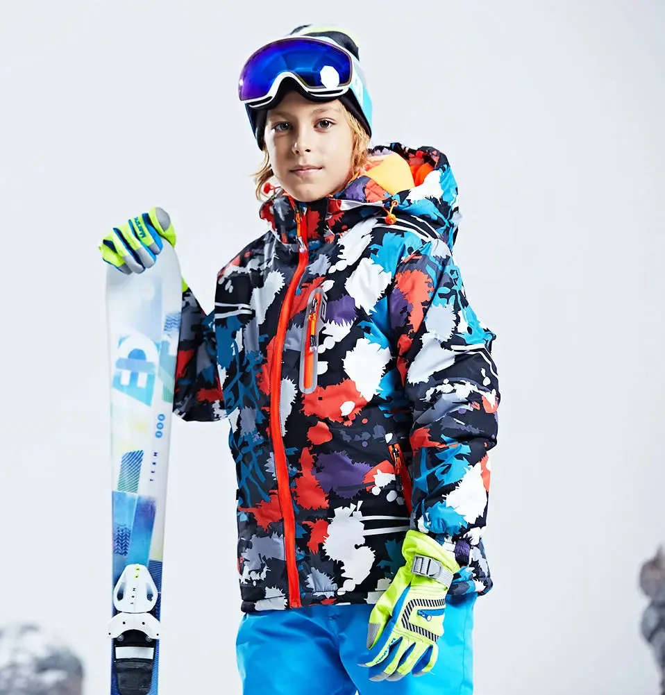 Boys Waterproof Windproof Snowboard Ski Jacket