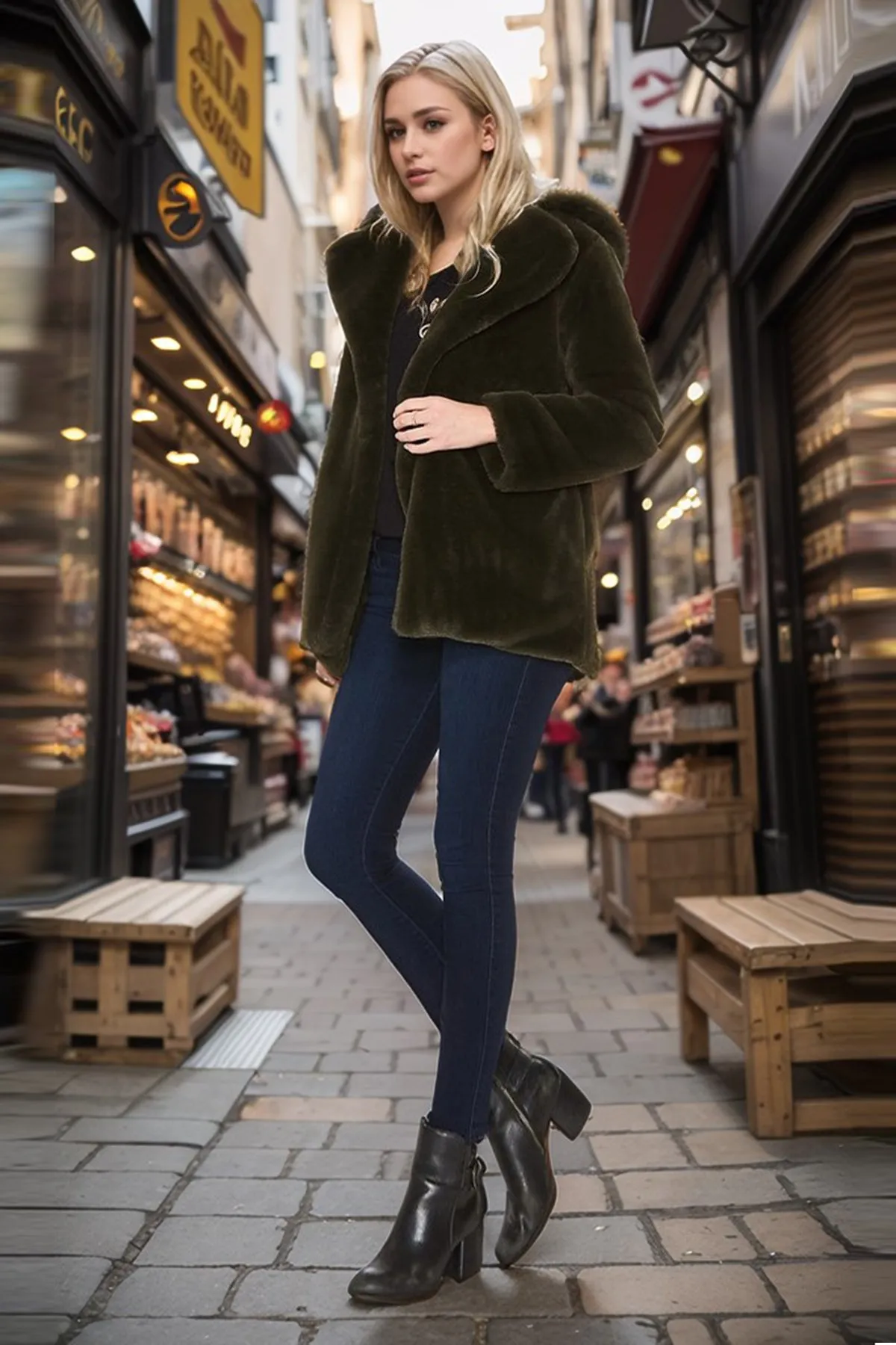 CARA COAT (OLIVE)-CVJ1952