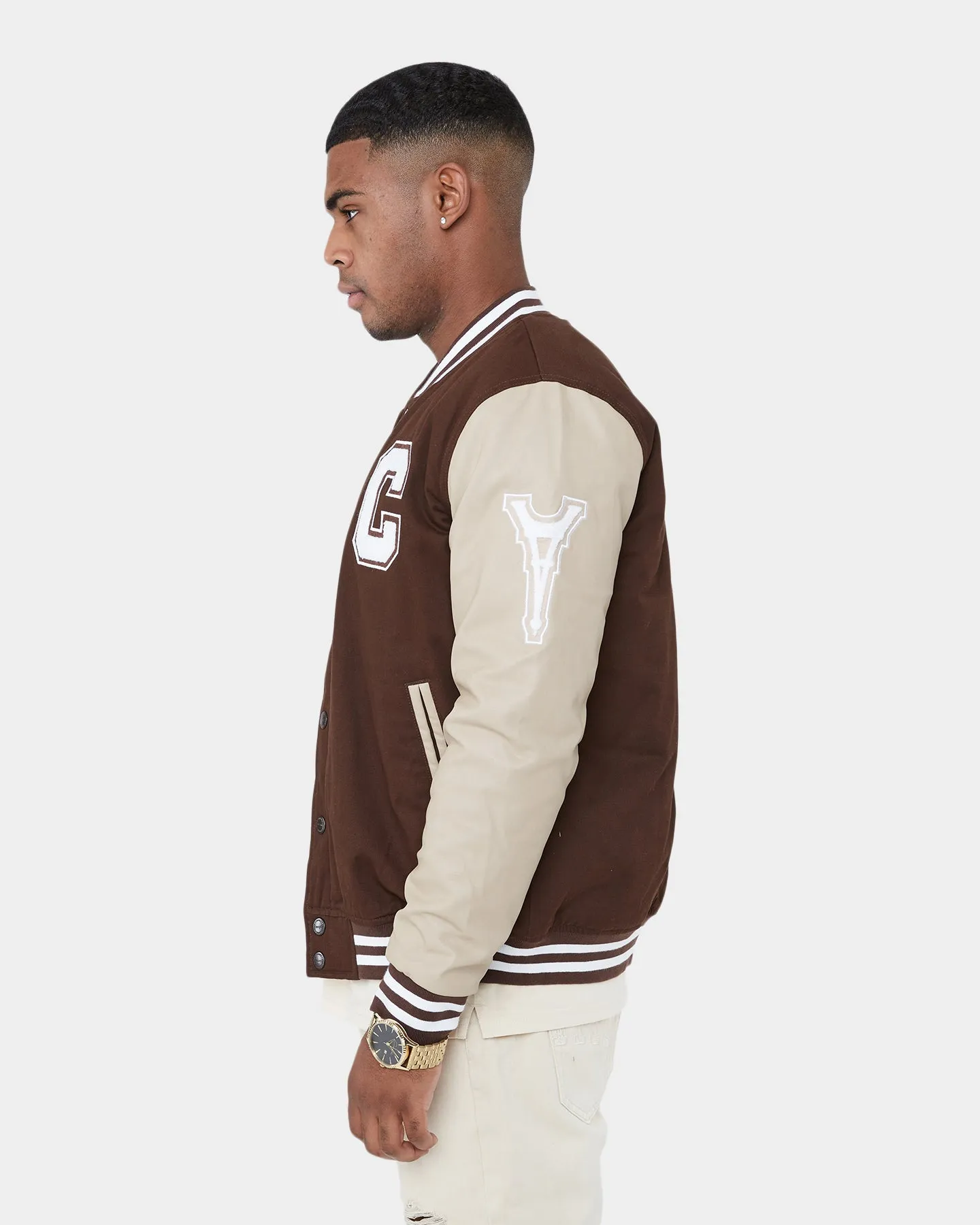 Carré MVP Varsity Jacket Brown/Cream