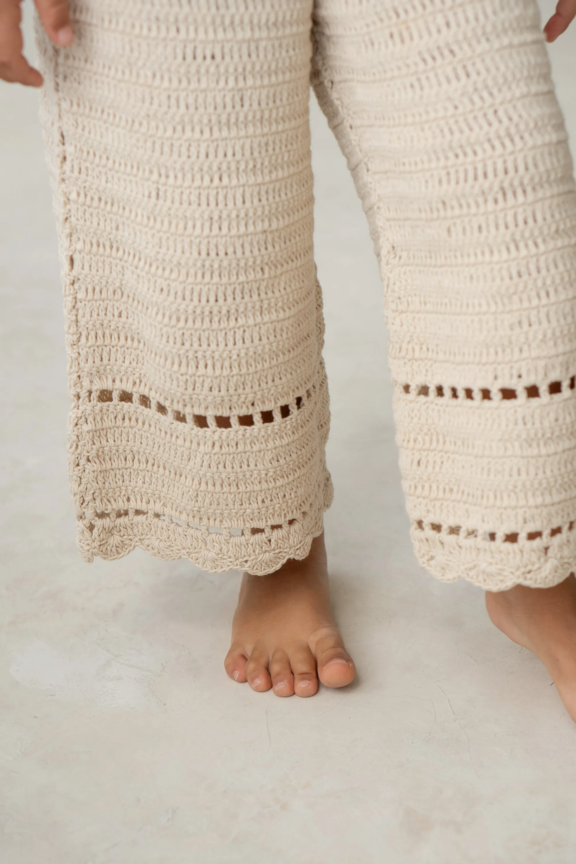 Crochet Pants | Ecru