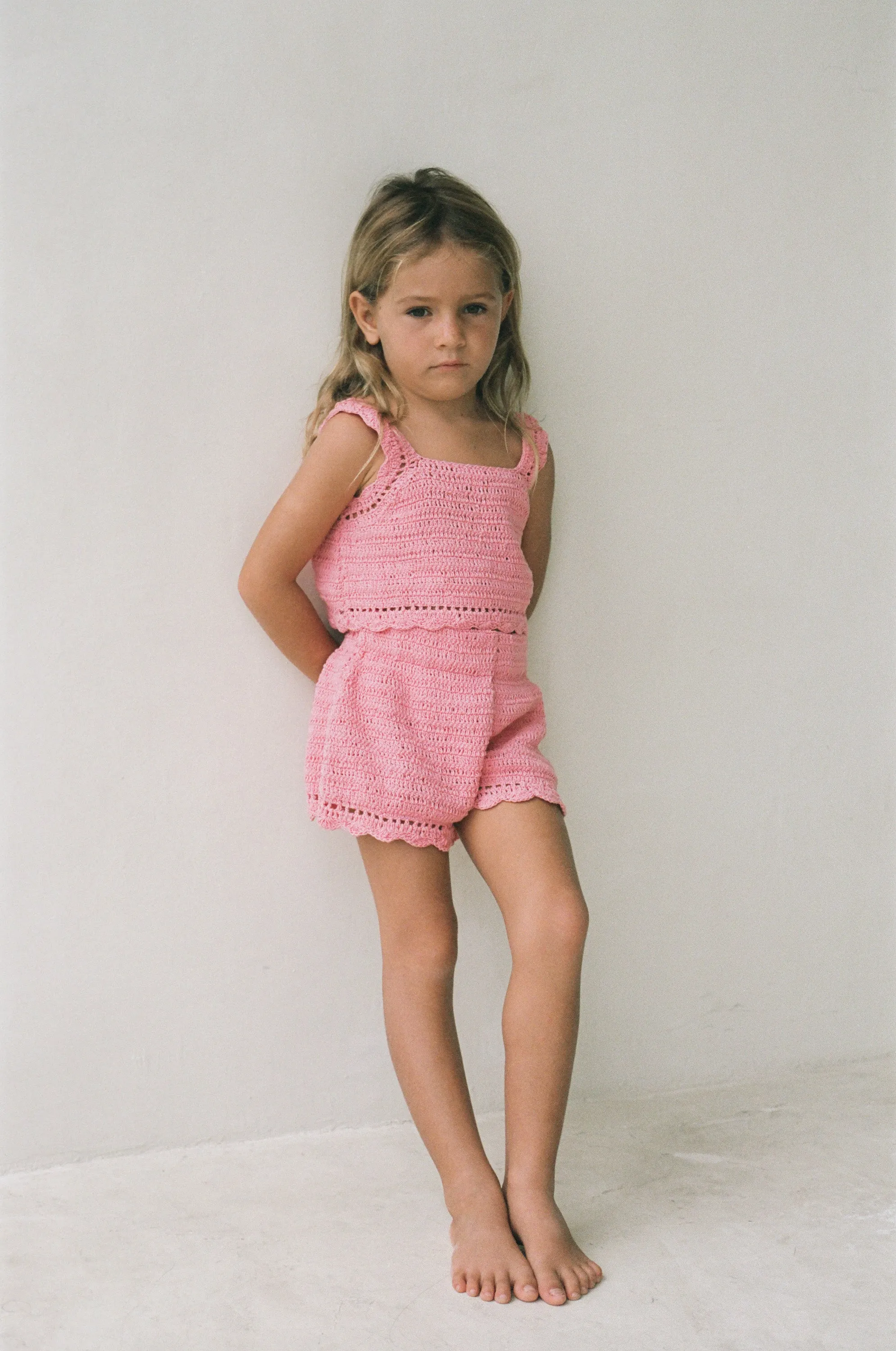 Crochet Shorts | Coral