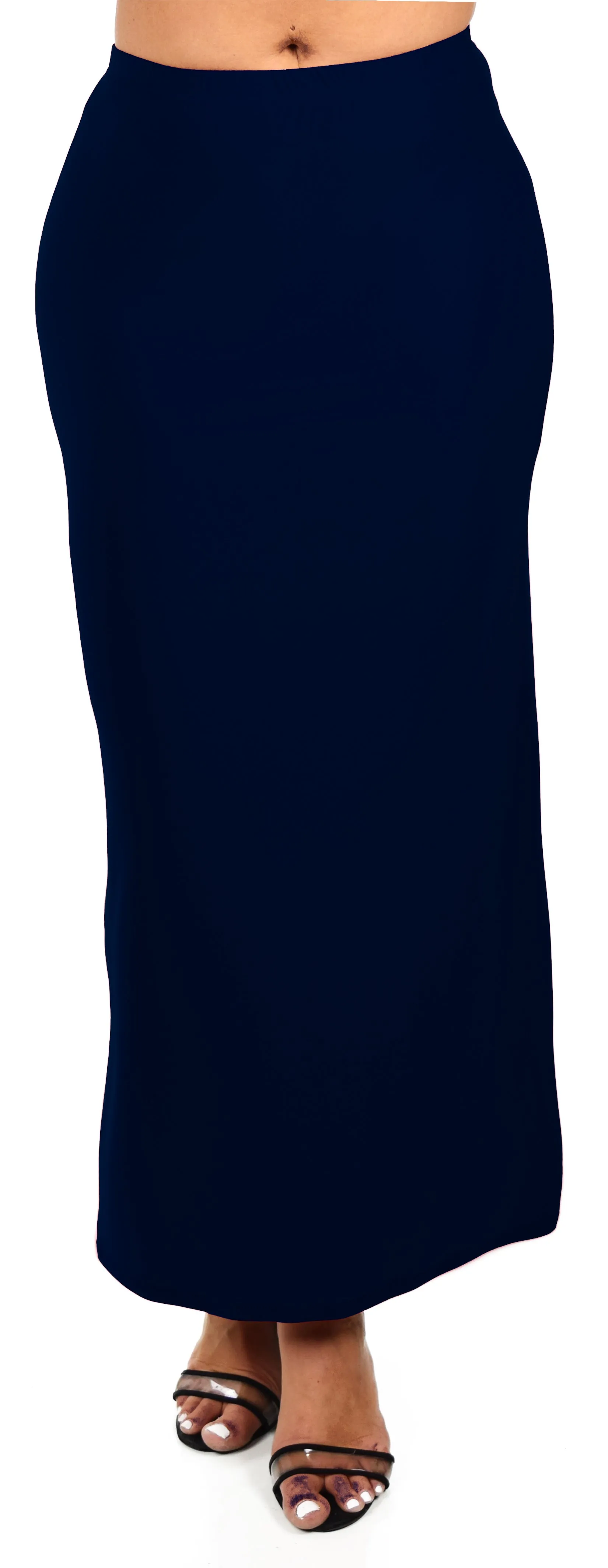 Dare2BStylish Women's Stretchy Office Maxi Pencil Skirt | Reg & Plus Sizes | Made in US