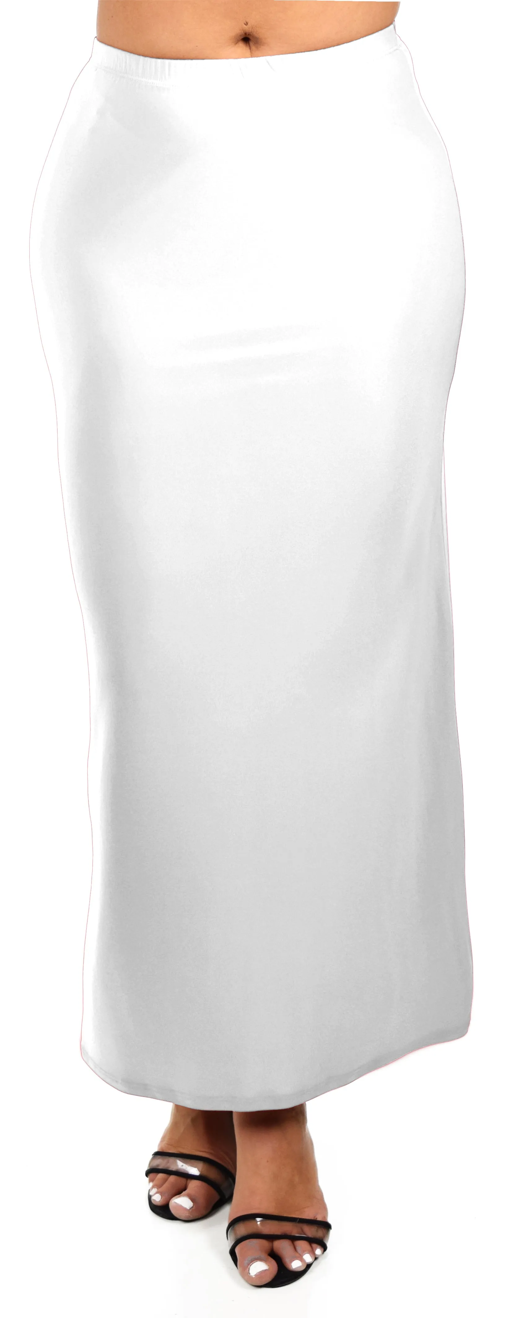 Dare2BStylish Women's Stretchy Office Maxi Pencil Skirt | Reg & Plus Sizes | Made in US