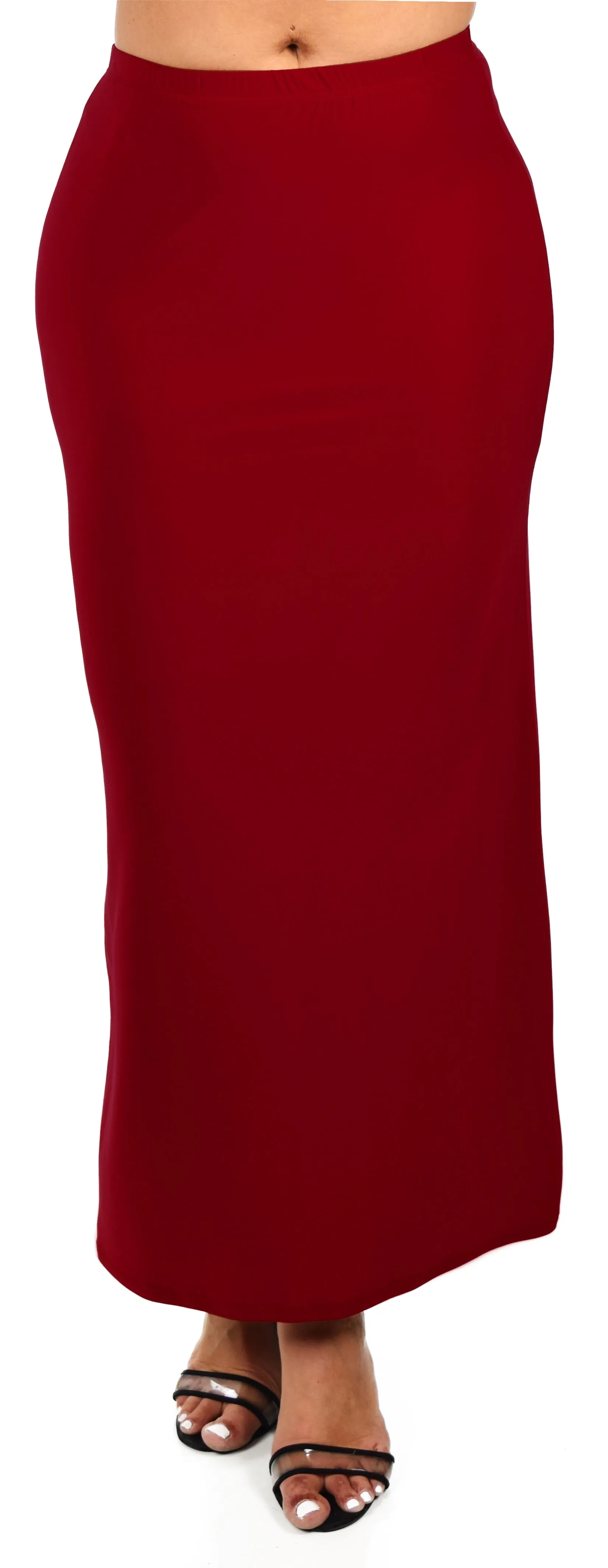 Dare2BStylish Women's Stretchy Office Maxi Pencil Skirt | Reg & Plus Sizes | Made in US