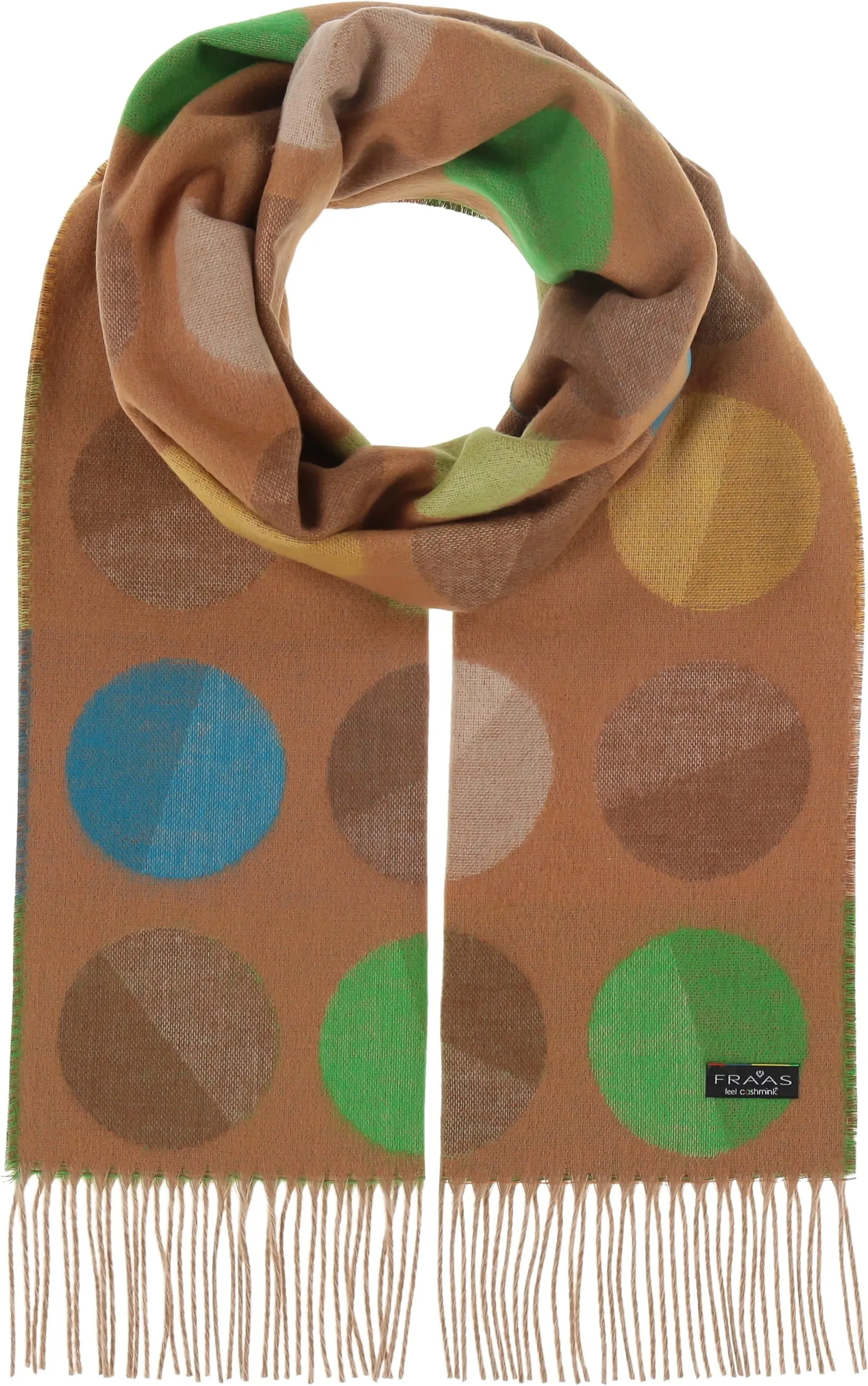 Divided Dots Oversized Cashmink Scarf