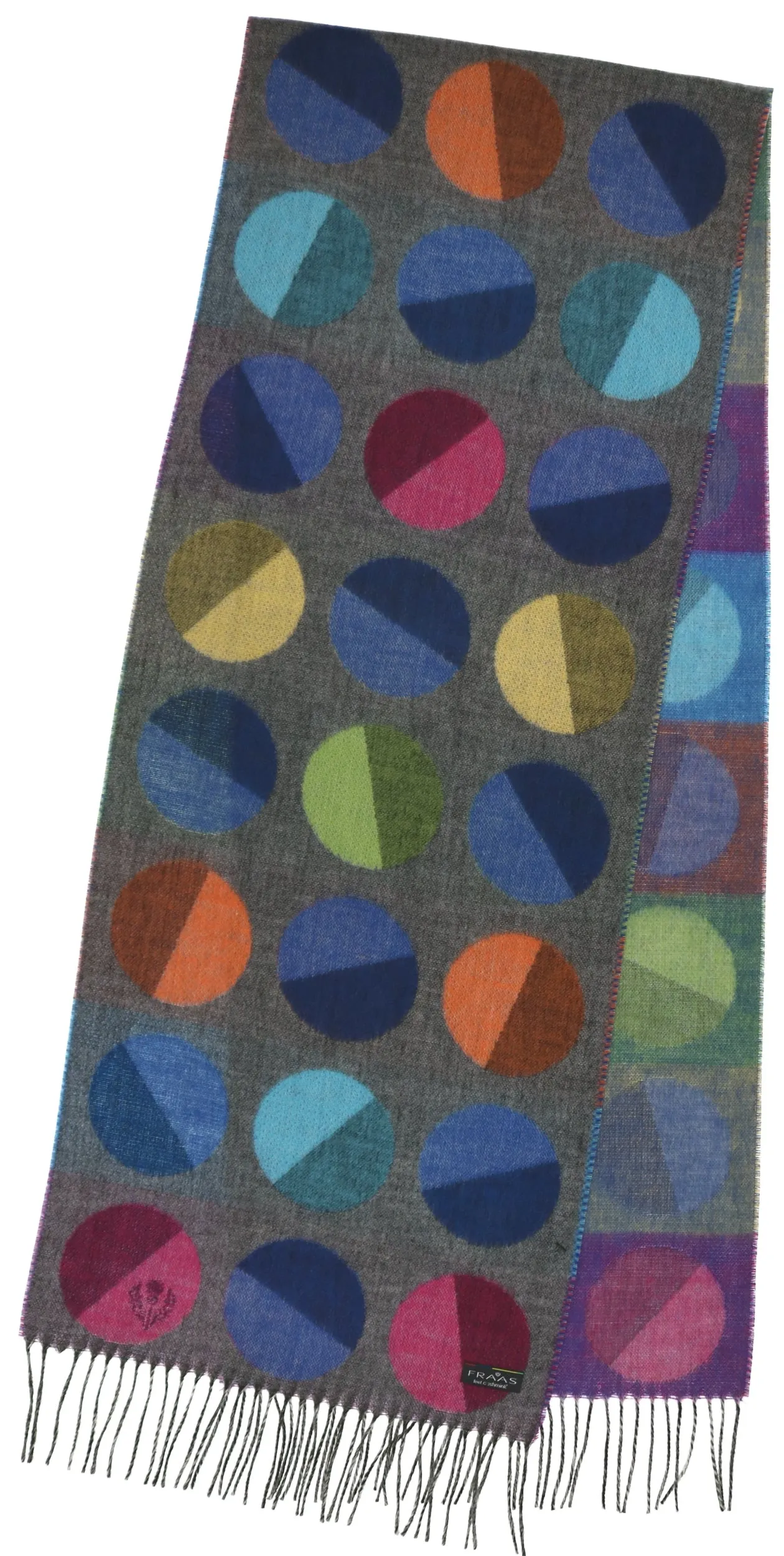 Divided Dots Oversized Cashmink Scarf