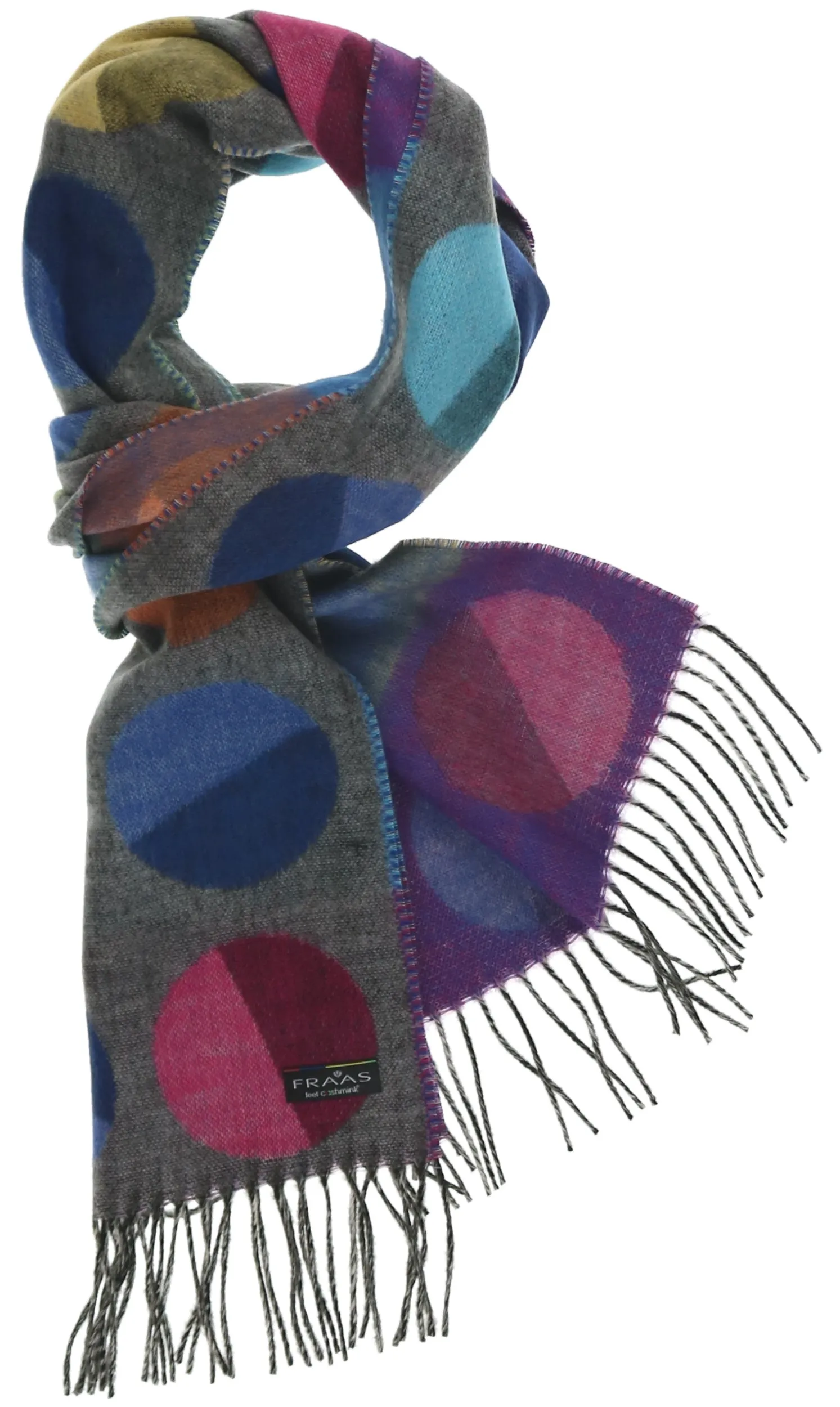Divided Dots Oversized Cashmink Scarf