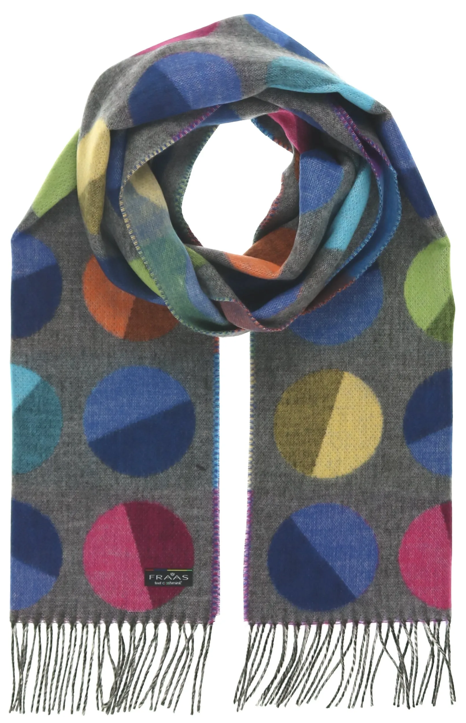 Divided Dots Oversized Cashmink Scarf