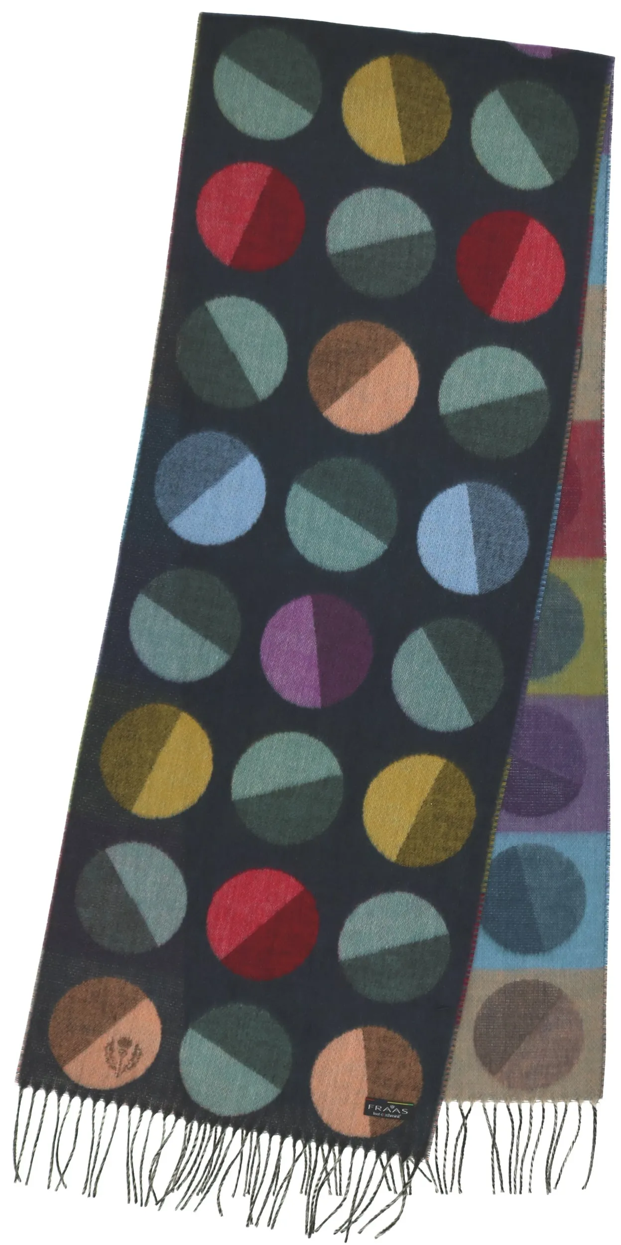 Divided Dots Oversized Cashmink Scarf