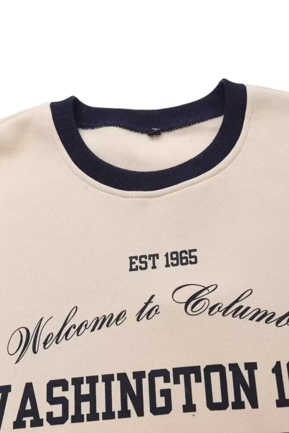 'Emery' Preppy Long-Sleeve Sweatshirt