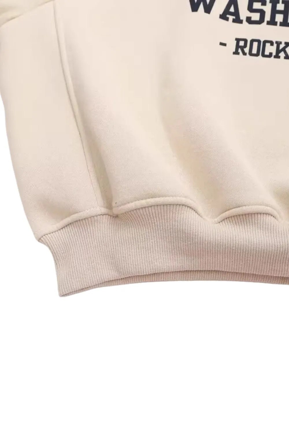 'Emery' Preppy Long-Sleeve Sweatshirt