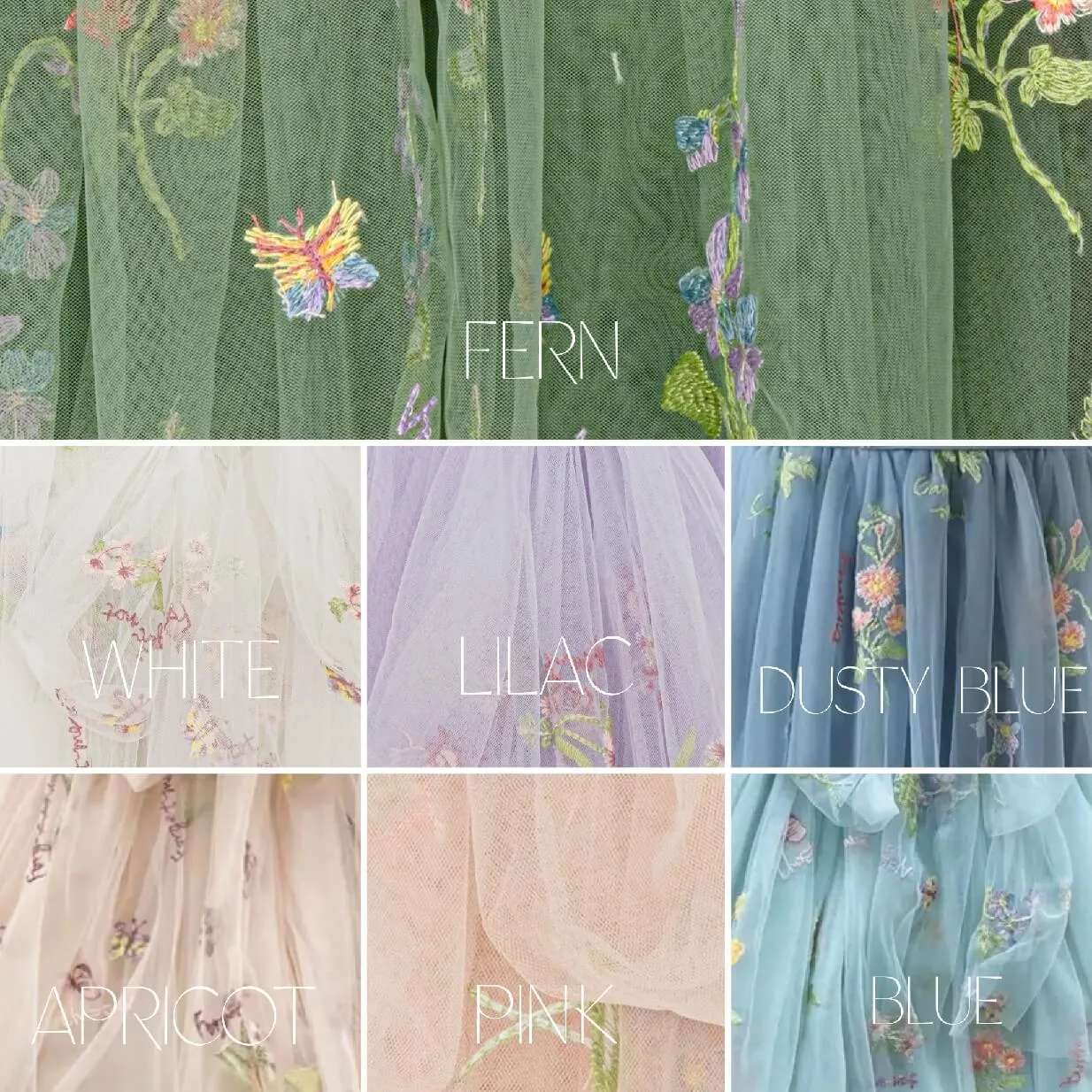 Enchanted Dress - Embroidered Lilac Lace