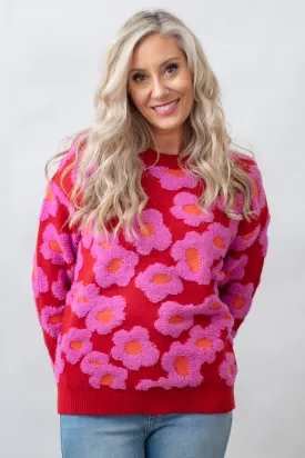 Fleur Sherpa Knit Sweater
