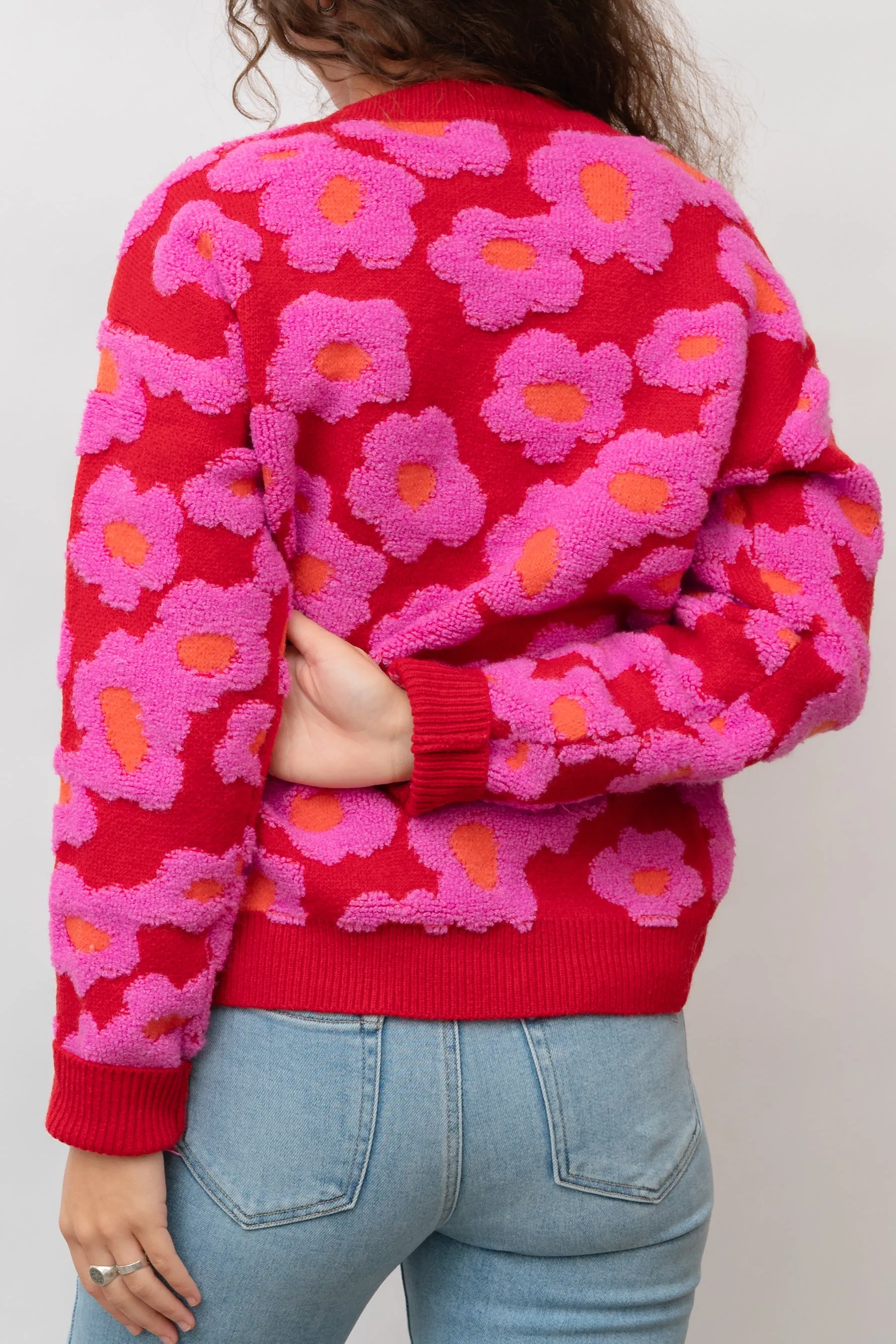 Fleur Sherpa Knit Sweater