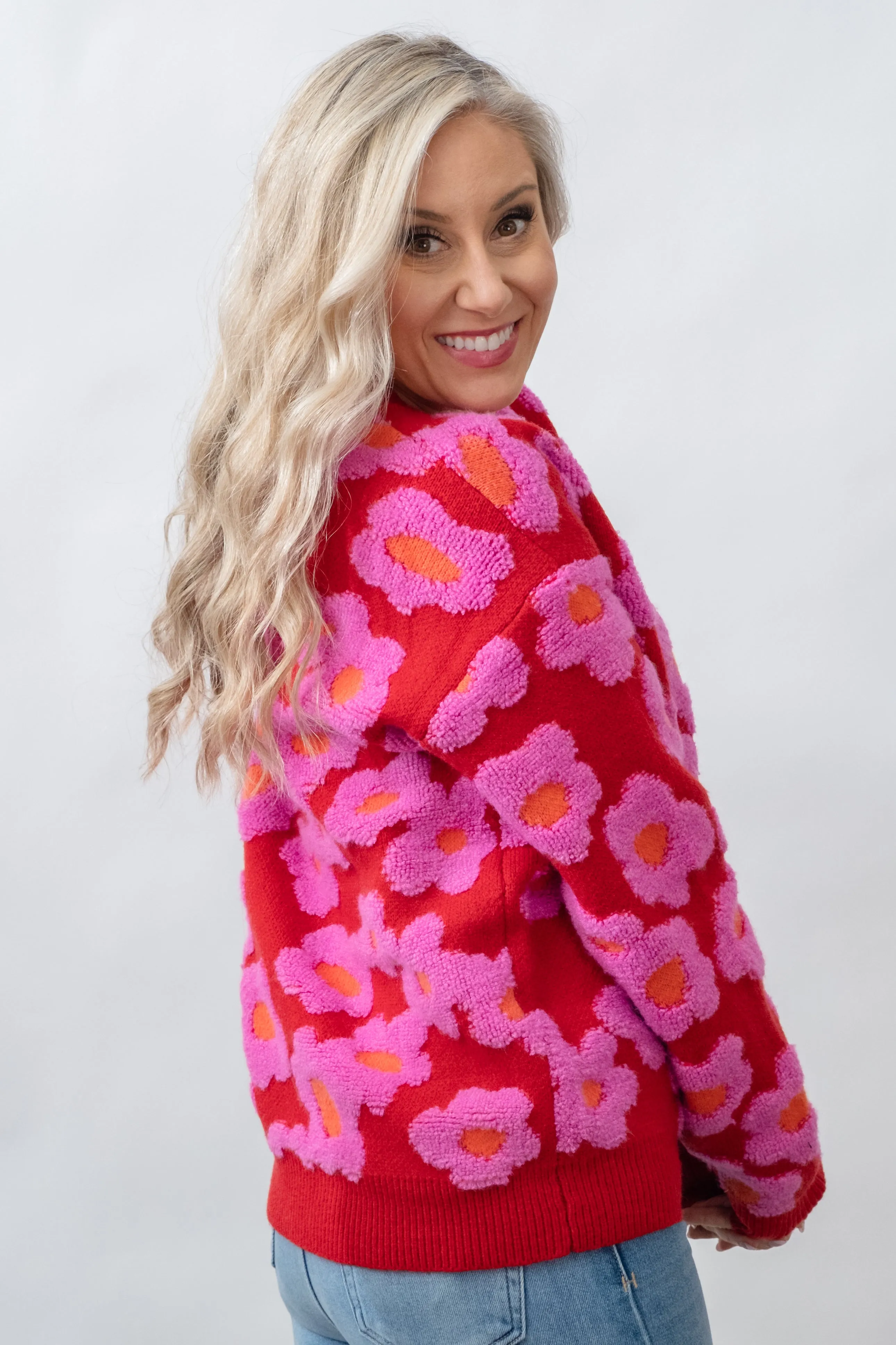 Fleur Sherpa Knit Sweater