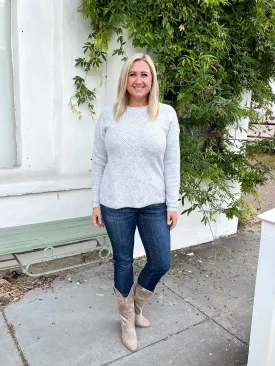 Grey Textured Sweater