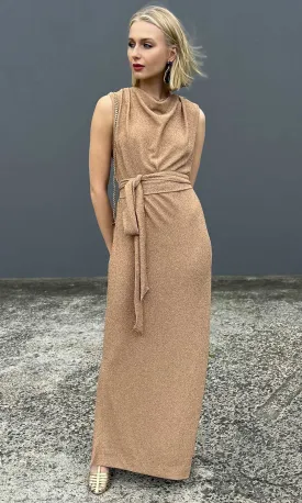 hoss Veronica Cowl Maxi - Honey