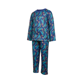 Kombi Velvet Fleece Childrens Base Layer Set - Gaming Dino