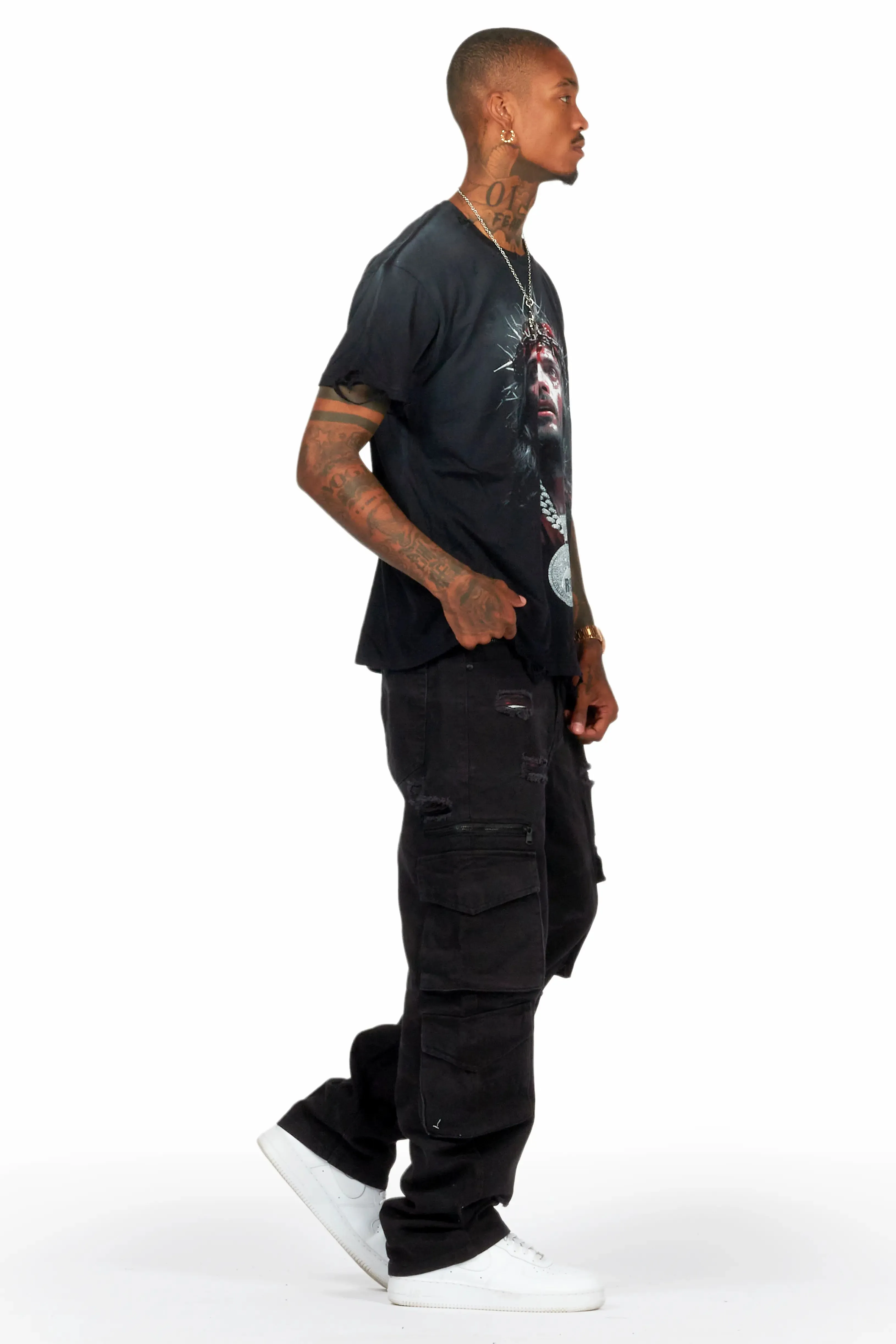 Kostini Dark Grey Baggy Fit Jean