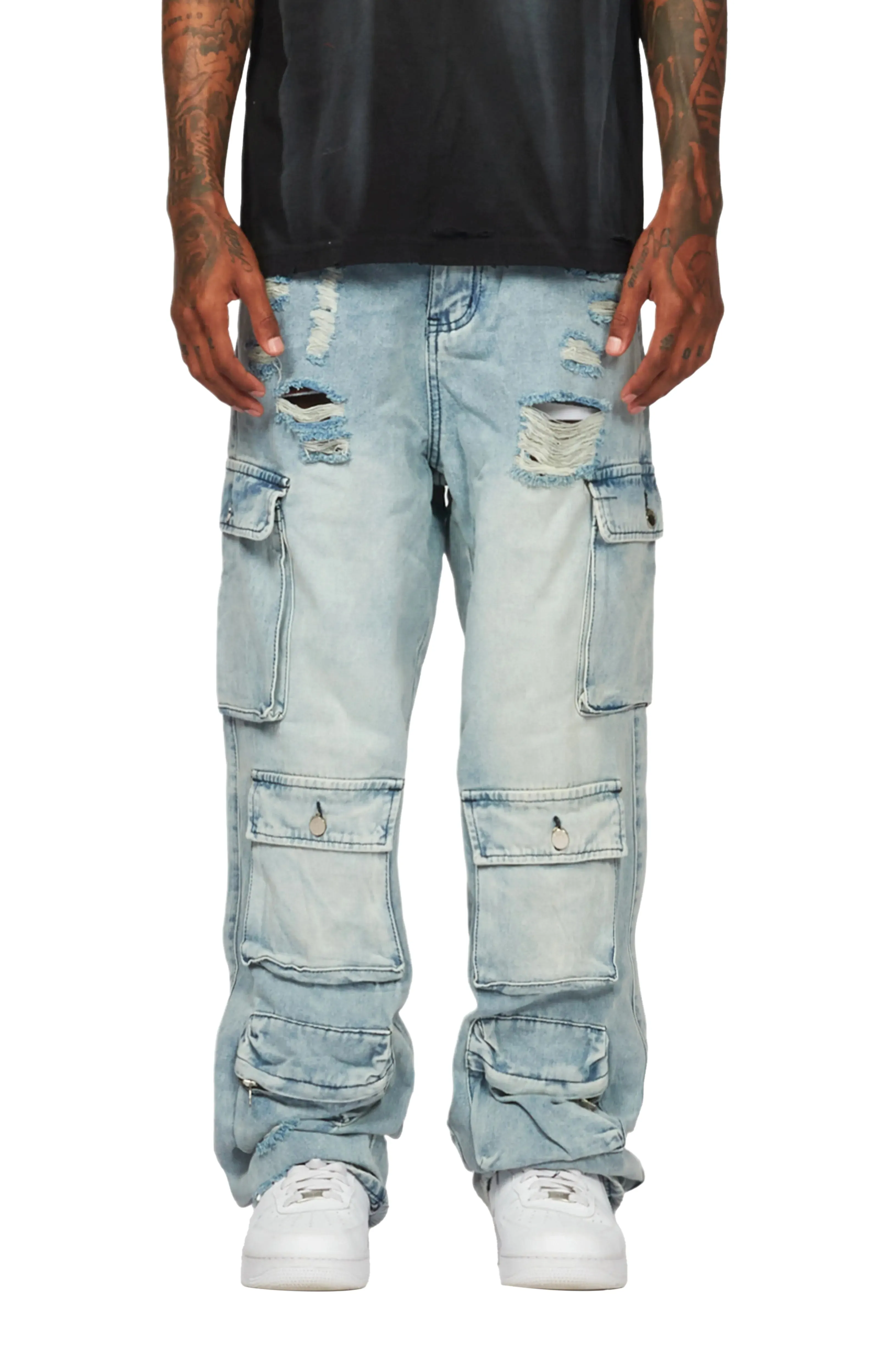 Kostini Light Blue Baggy Fit Jean