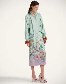 La Double J | Pencil Skirt in Health Placee