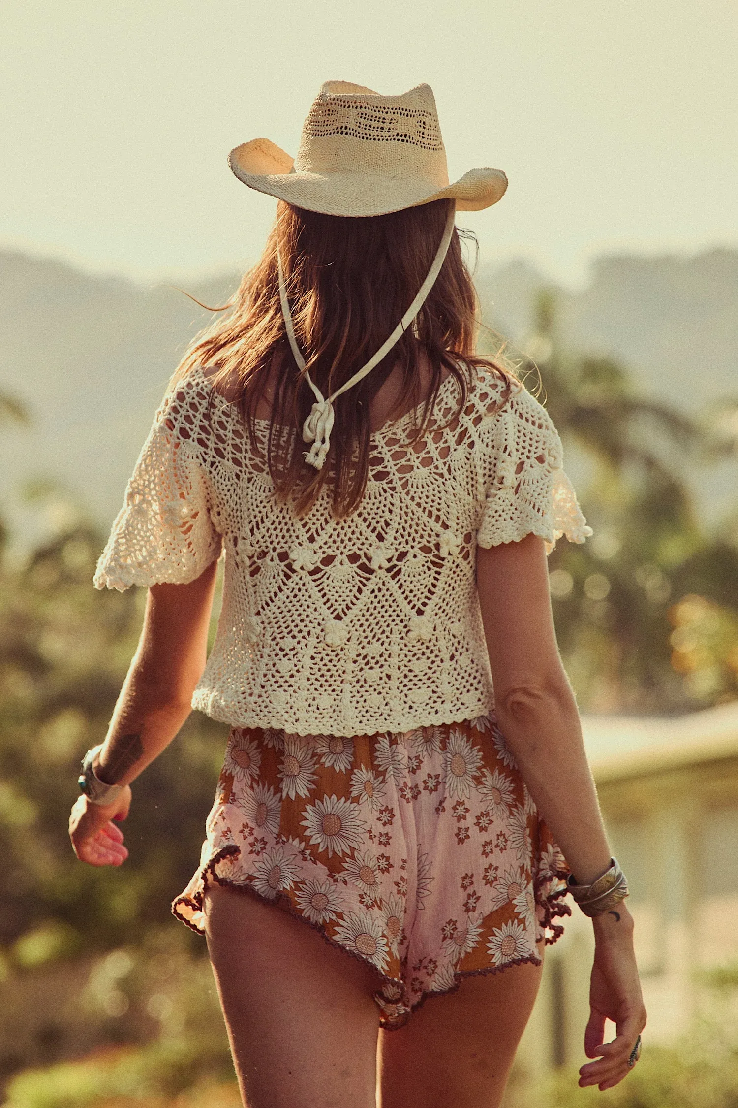 Like Dreamers Do Cotton Crochet Blouse
