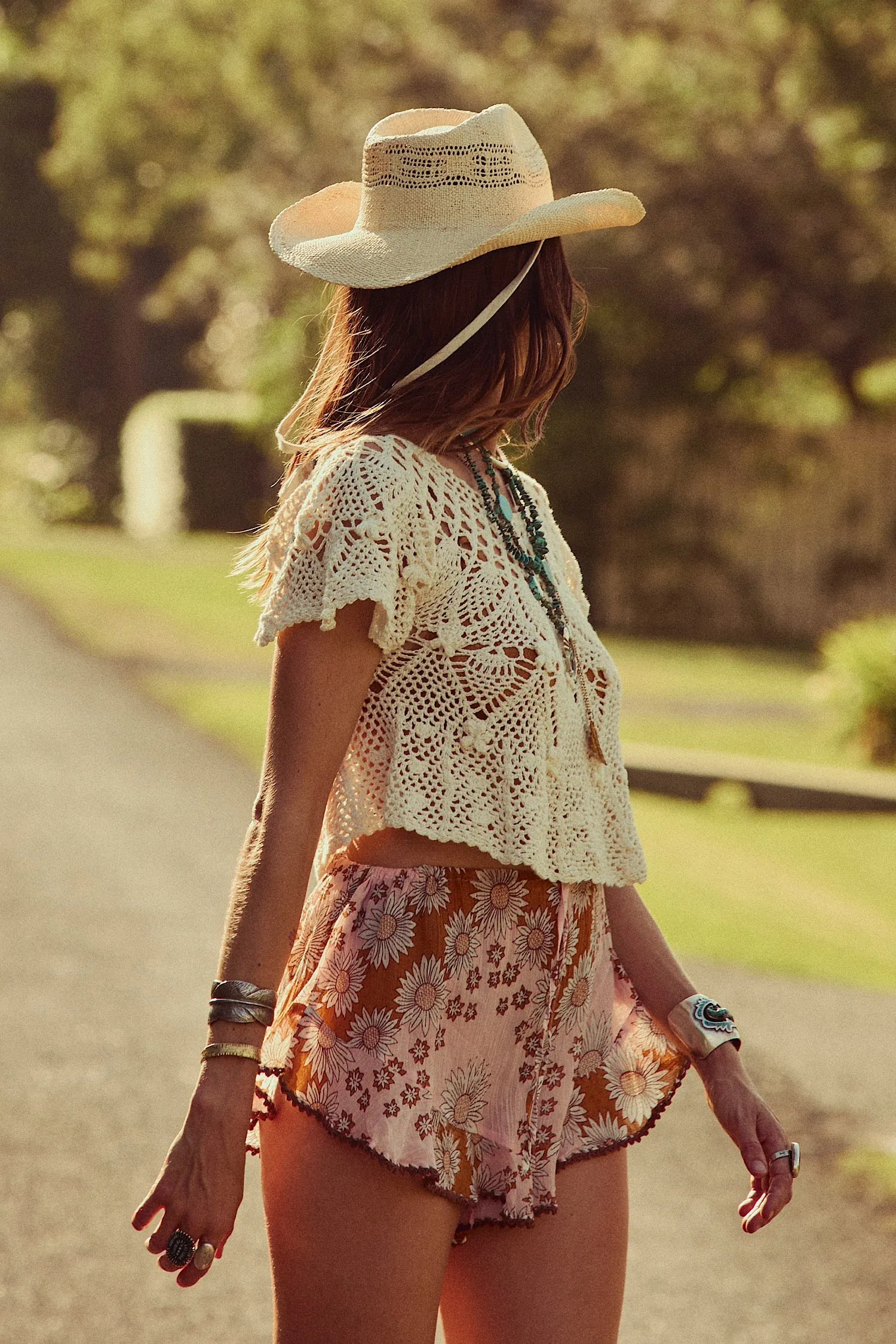 Like Dreamers Do Cotton Crochet Blouse