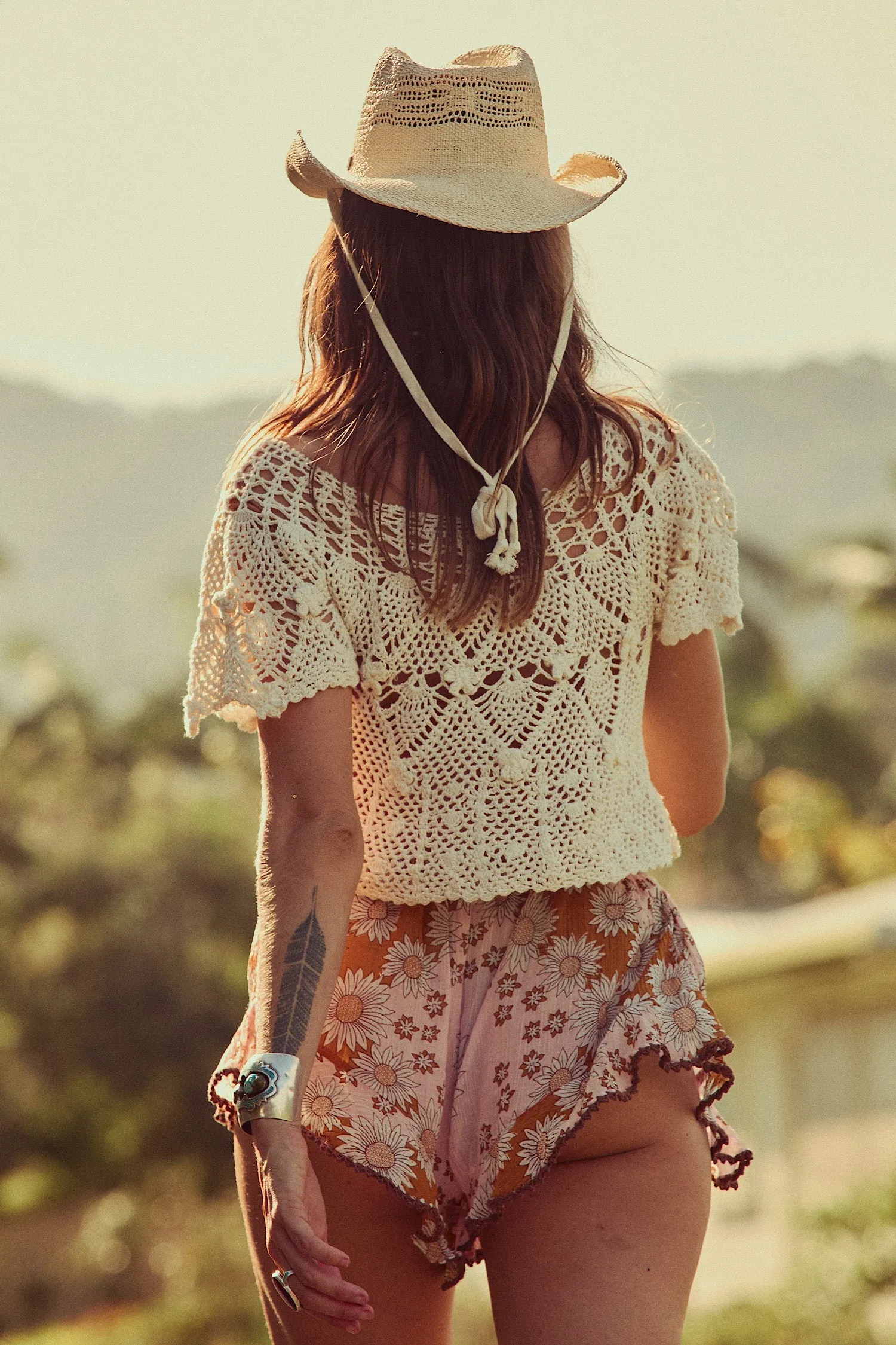 Like Dreamers Do Cotton Crochet Blouse