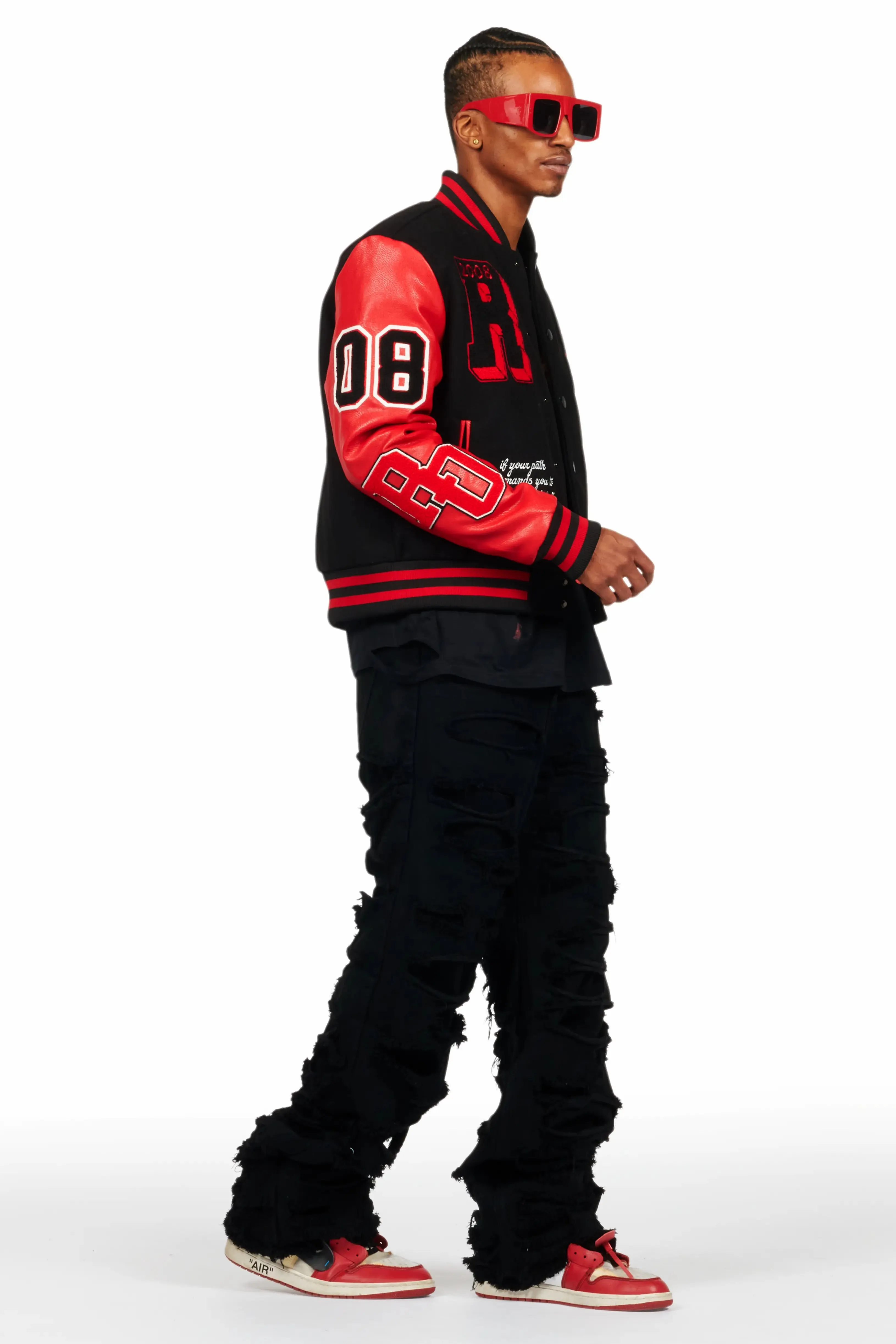 Luisu Black Baggy Fit Jean