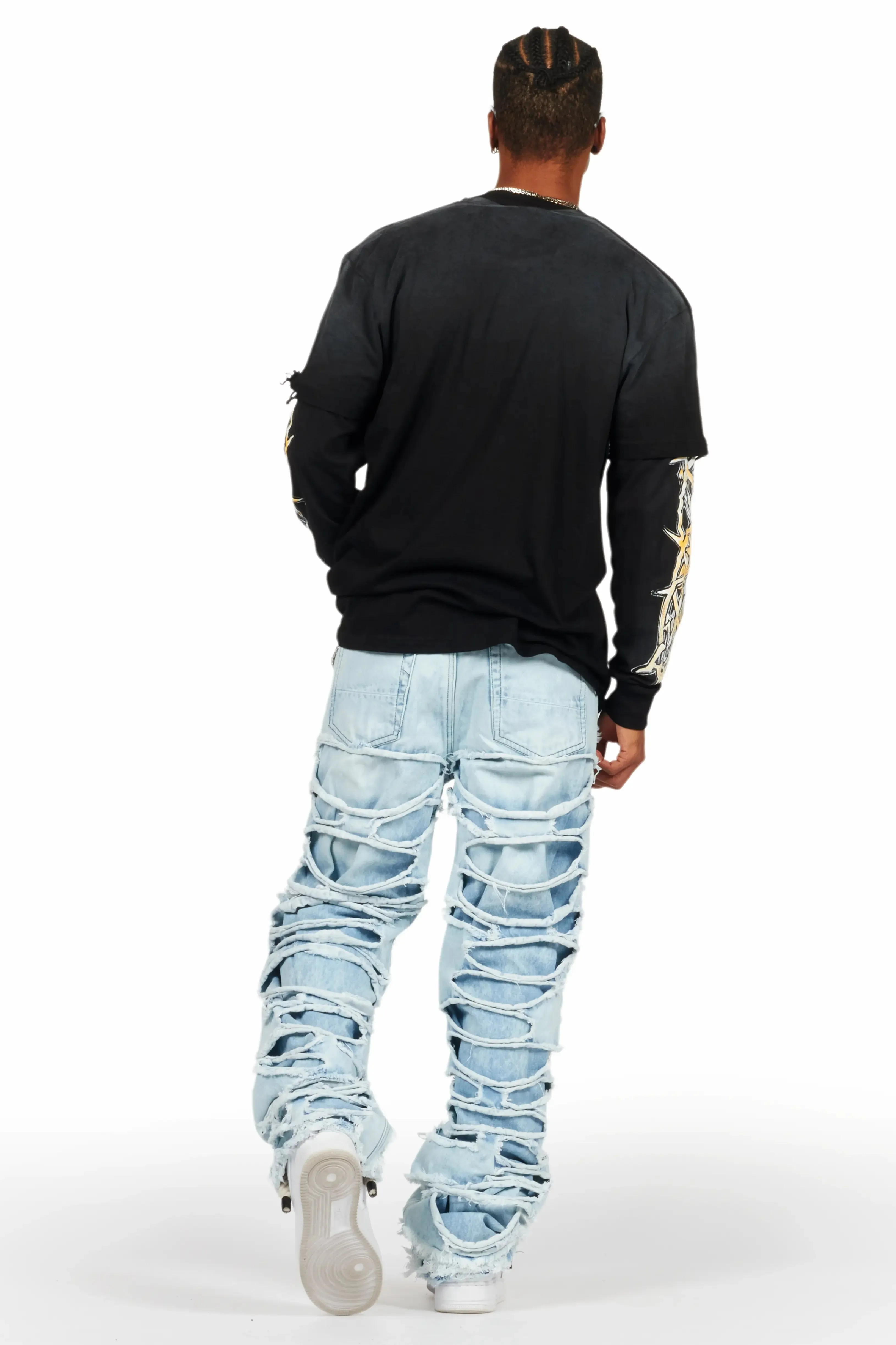 Luisu Blue Baggy Fit Jean