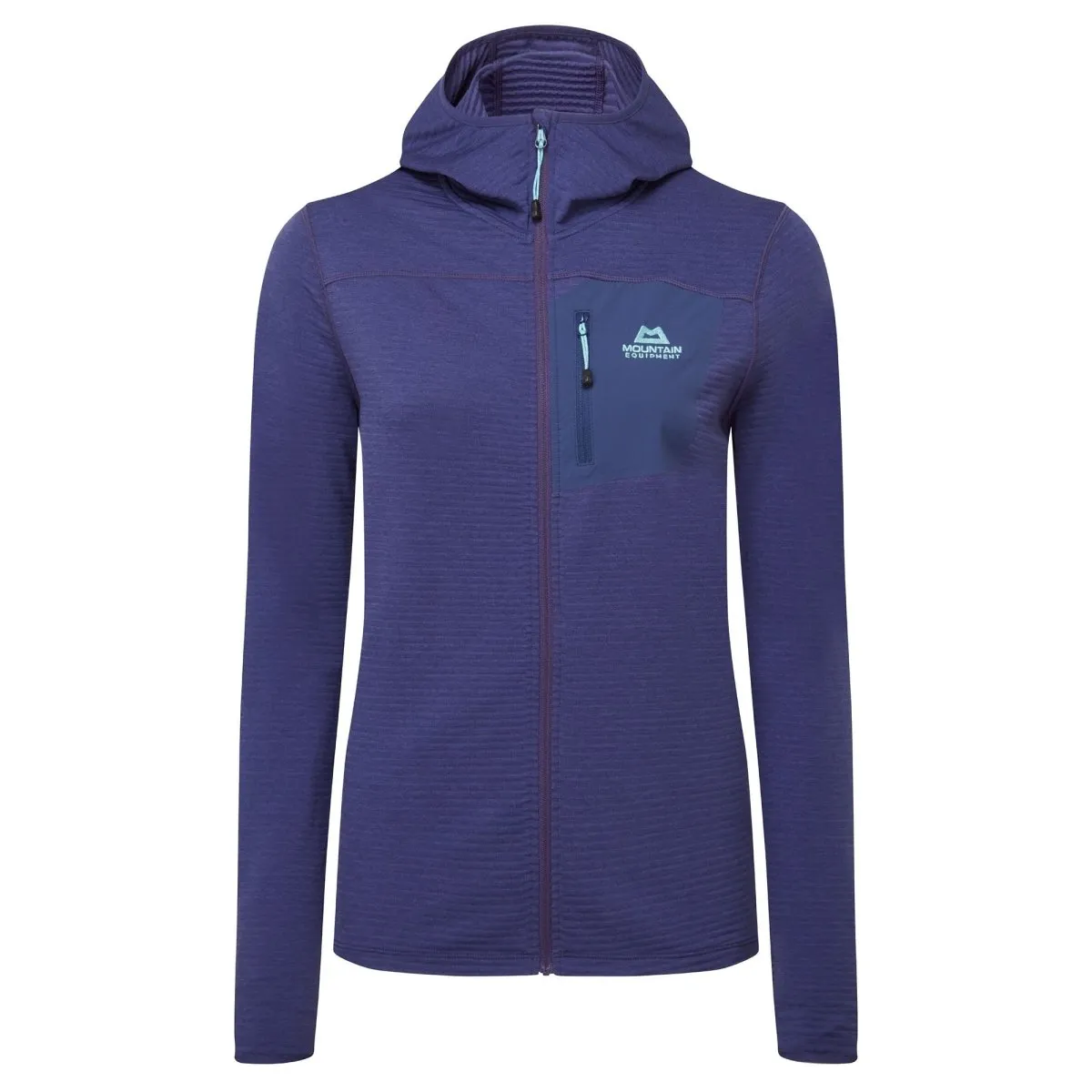 Lumiko Hooded Jacket - Amethyst/Medieval Blue